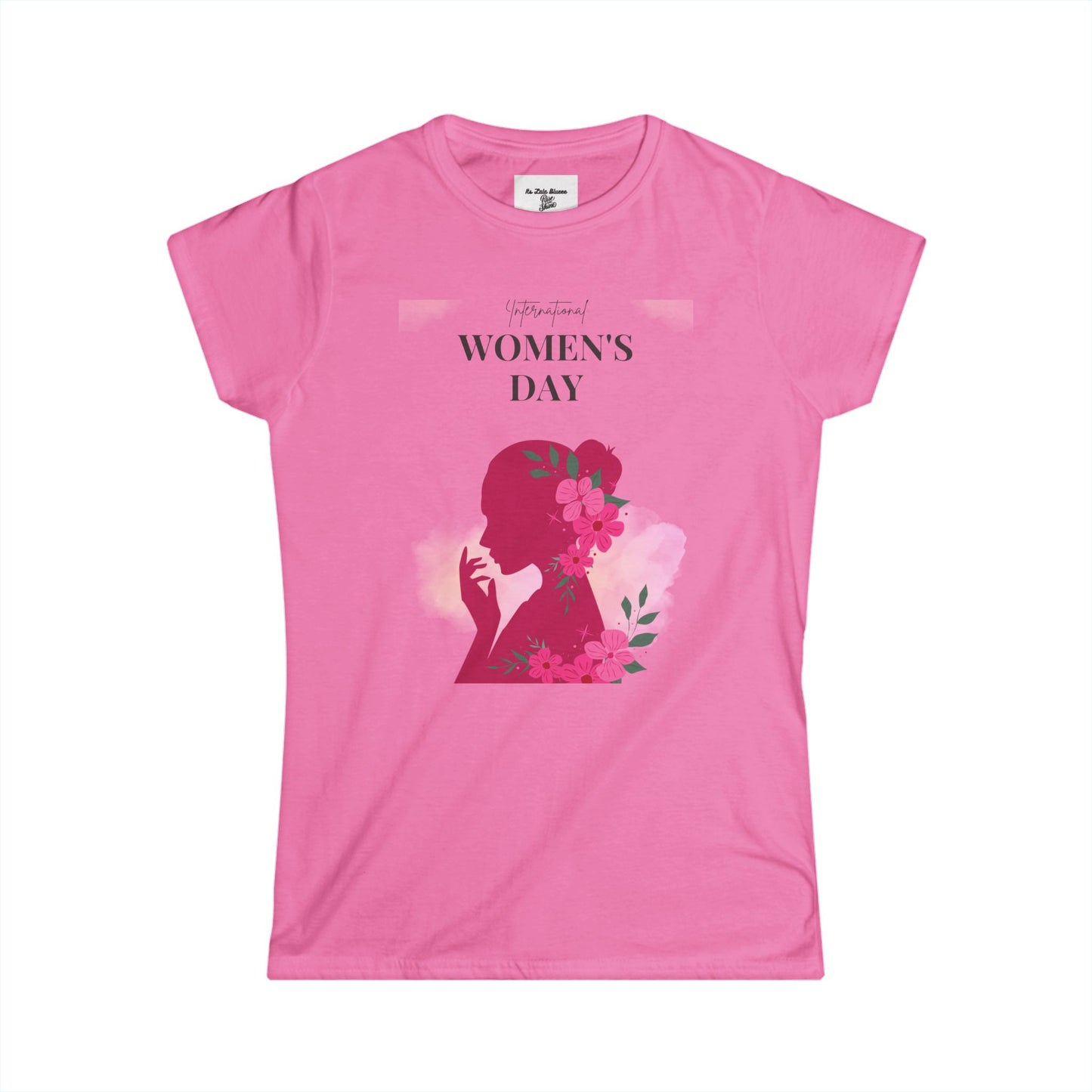Women's Day Floral Silhouette Tee