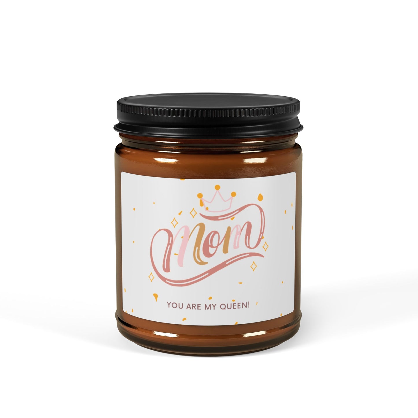 Mom Scented Soy Candle — Amber Jar, ‘You Are My Sunshine’ Gift