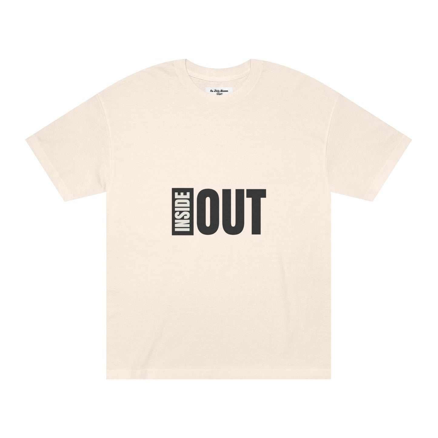 Inside Out Graphic Tee — Bold Minimalist Typography Shirt
