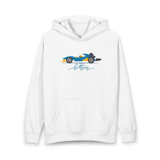 Racing Car Hoodie — Vintage Formula Racecar Pullover with Signature Graphic