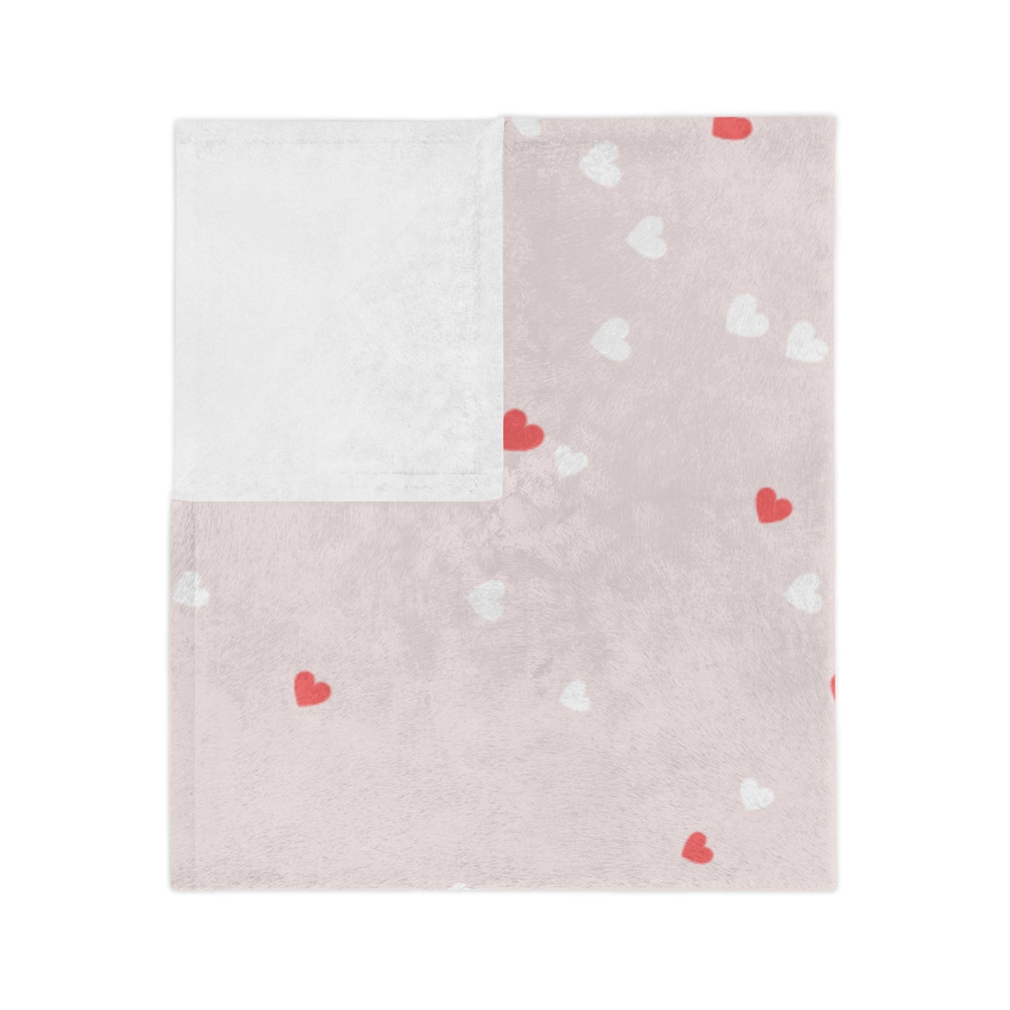 Mom Heart Microfiber Blanket — Soft Velveteen Throw for Mother’s Day & Gifts