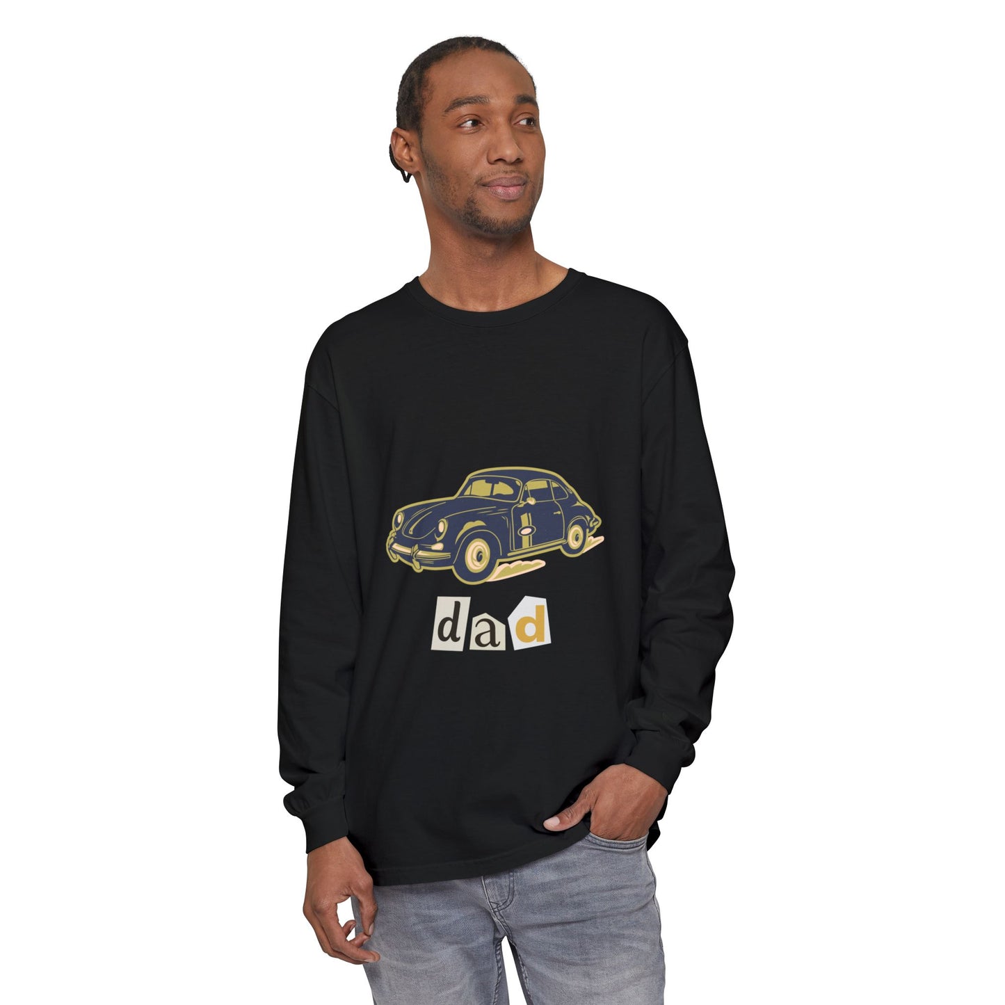 Vintage Car "dad" Long Sleeve T-Shirt