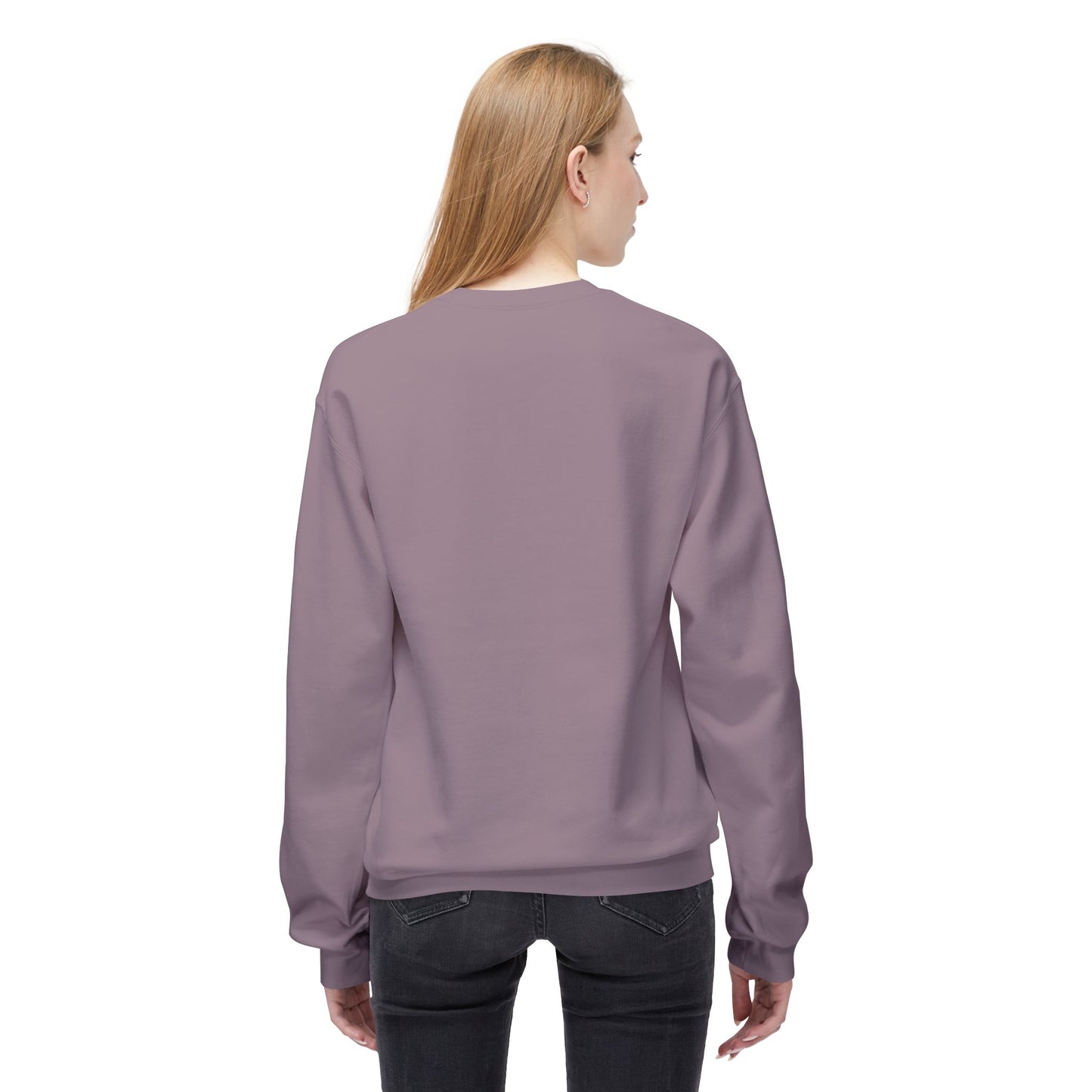 Be You Heart Crewneck Sweatshirt — Pink Heart Graphic