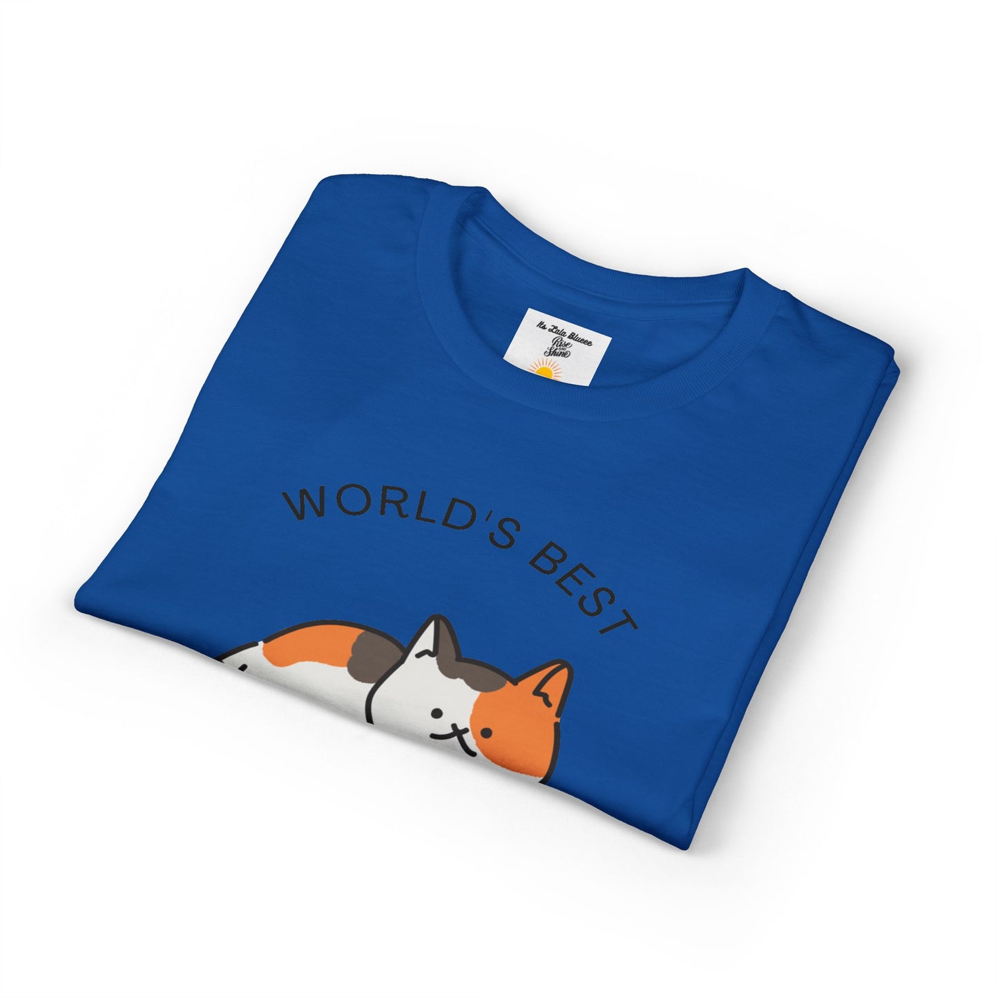 World's Best Cat Mom T-Shirt — Cute Calico Cat Tee for Cat Lovers