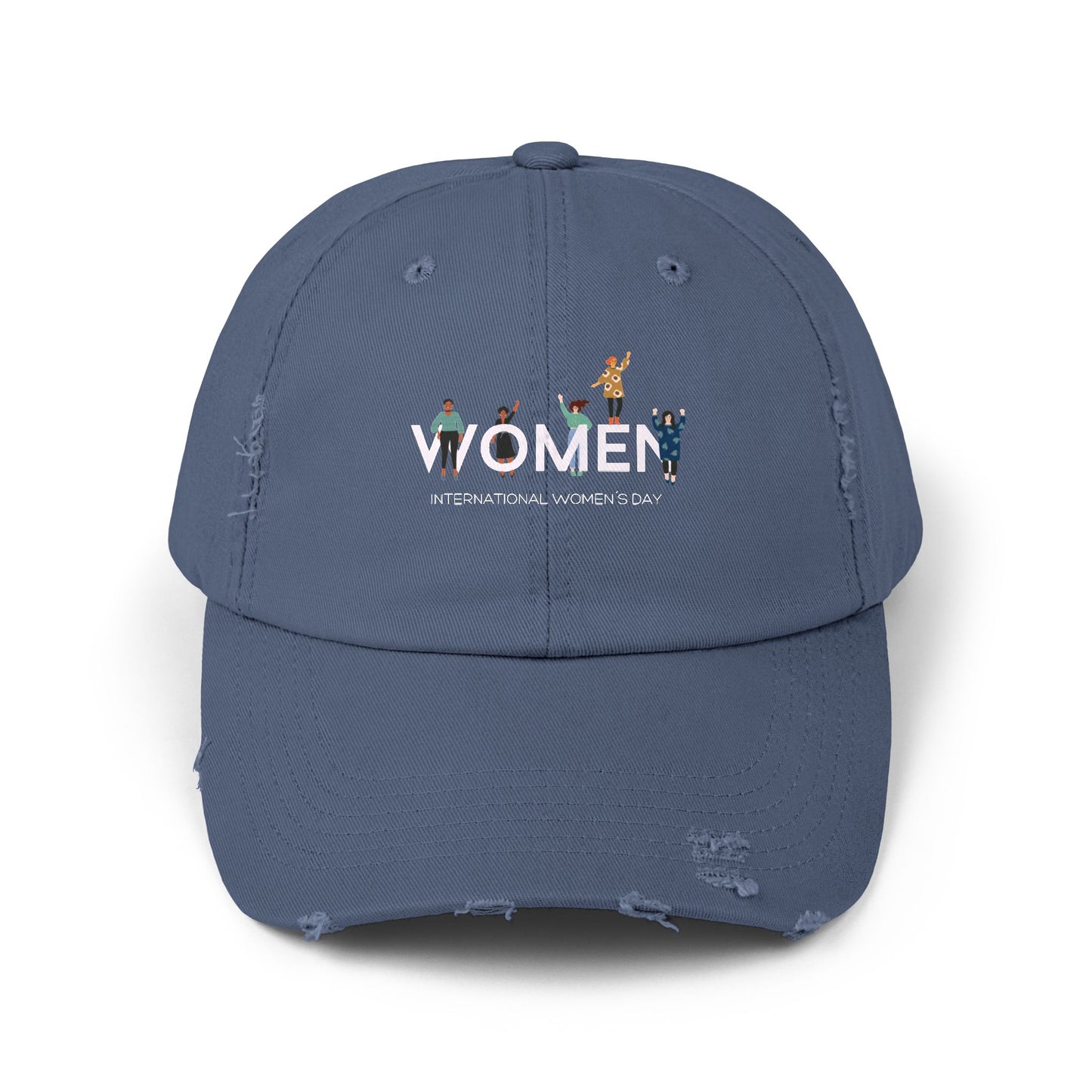 Women's Day Distressed Cap – 'WOMEN' International Women's Day Hat