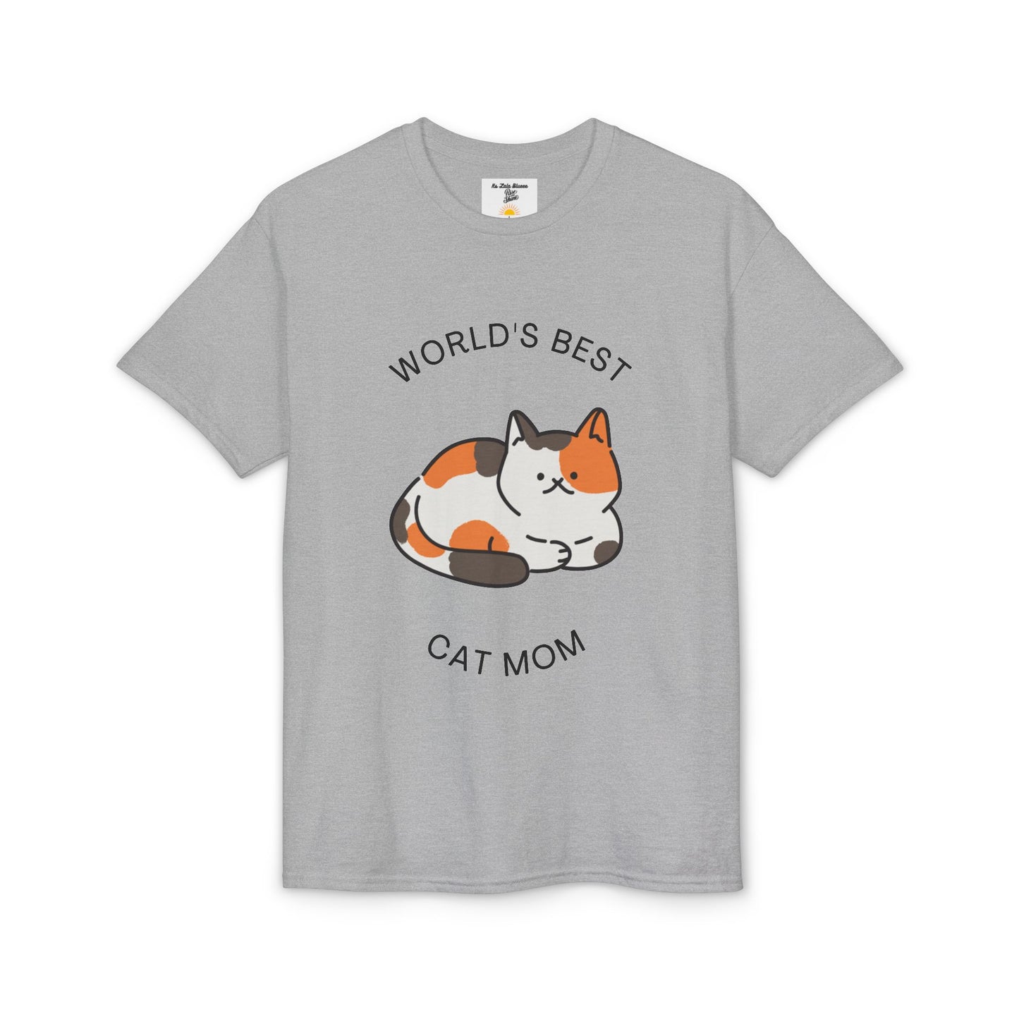 World's Best Cat Mom T-Shirt — Cute Calico Cat Tee for Cat Lovers