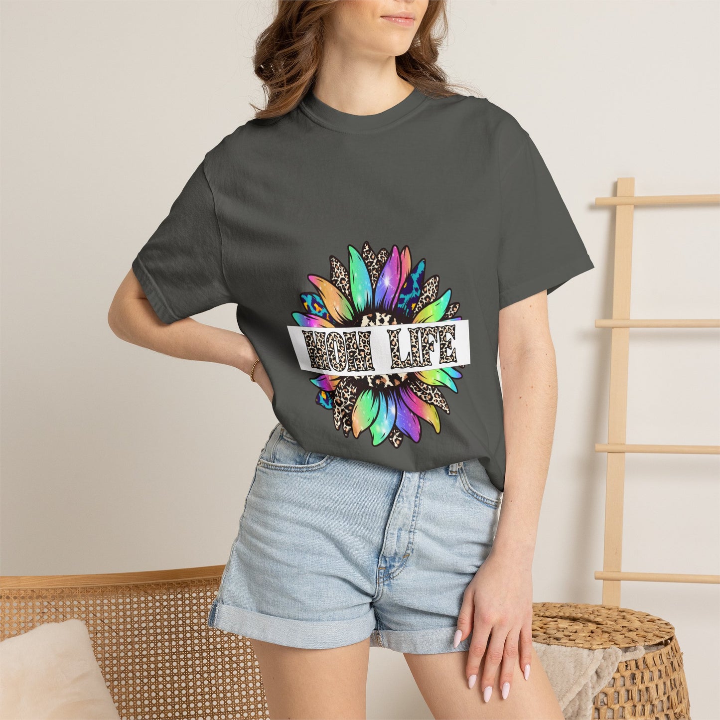 High Life Floral T-Shirt — Colorful Mandala Graphic Tee
