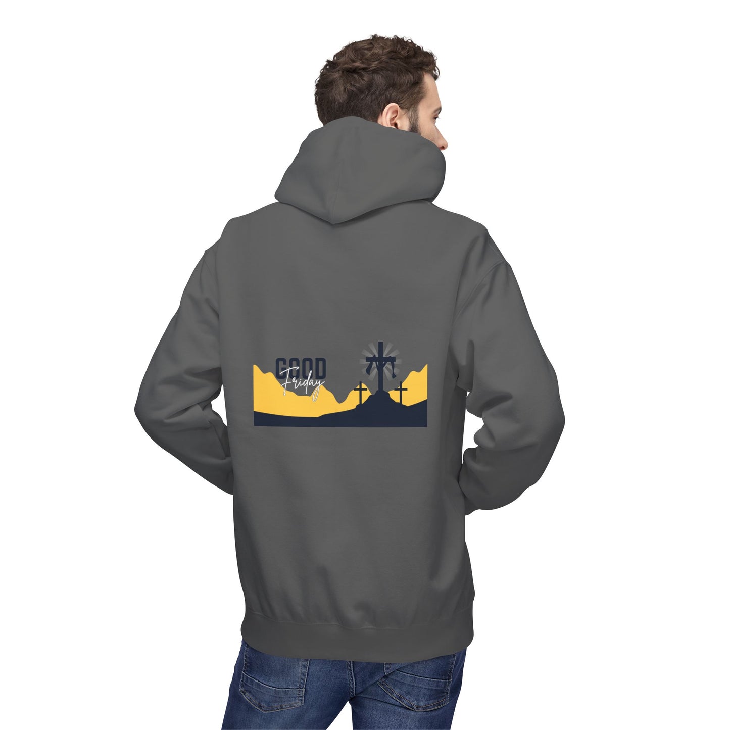 Good Friday Cross Hoodie — Christian Easter Religious Pullover