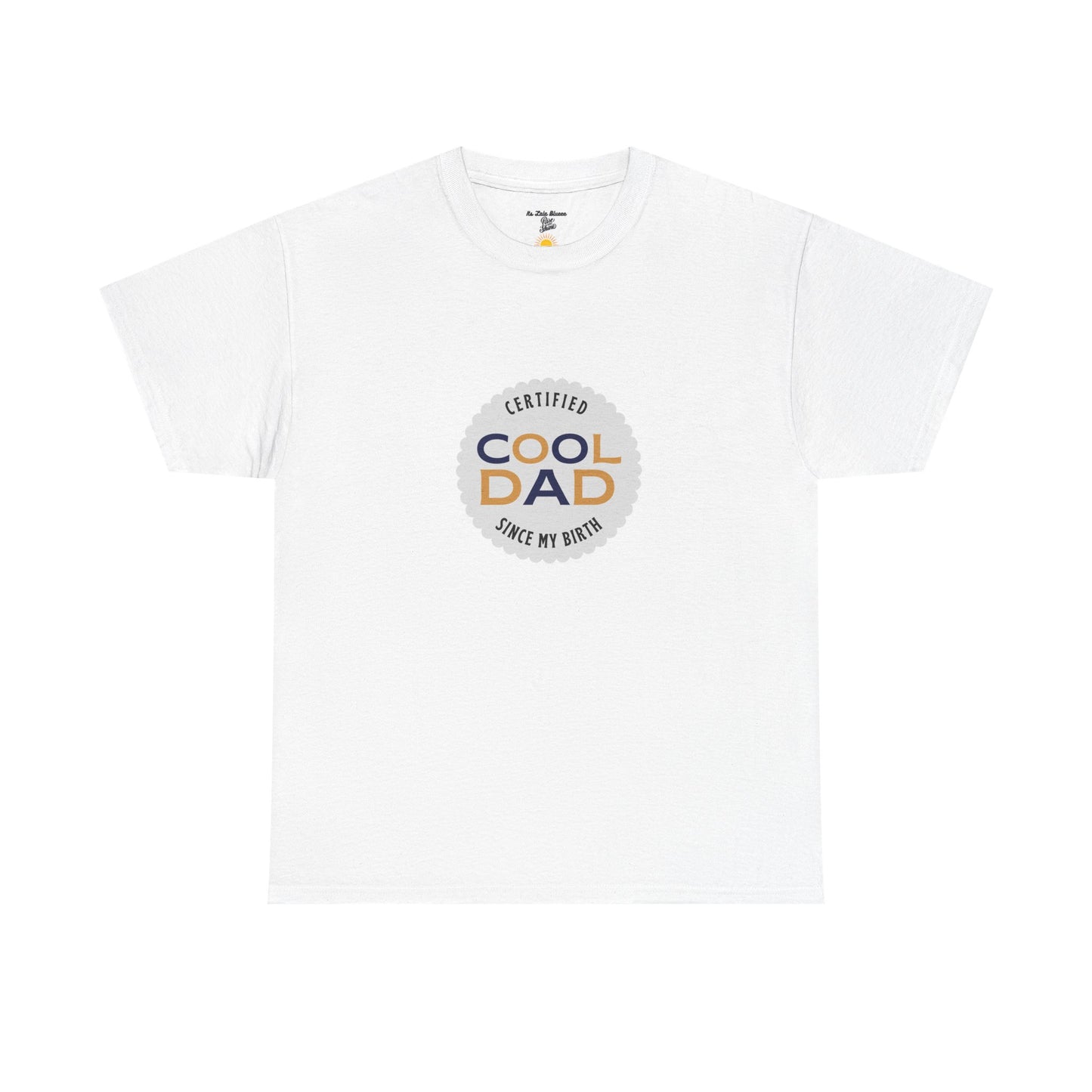 Cool Dad T-Shirt — "Certified Cool Dad" Badge Tee for Father's Day