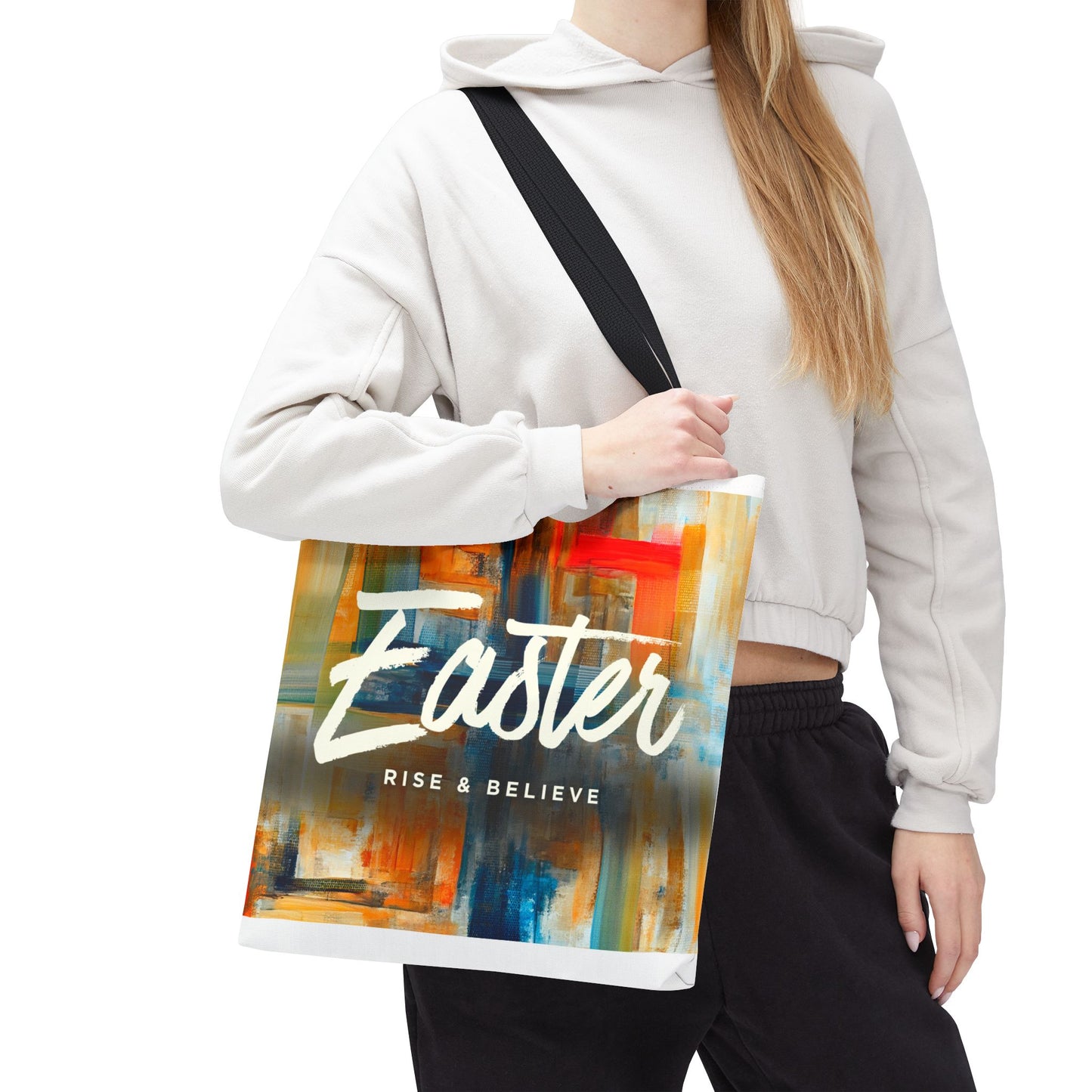Easter Abstract Art Tote