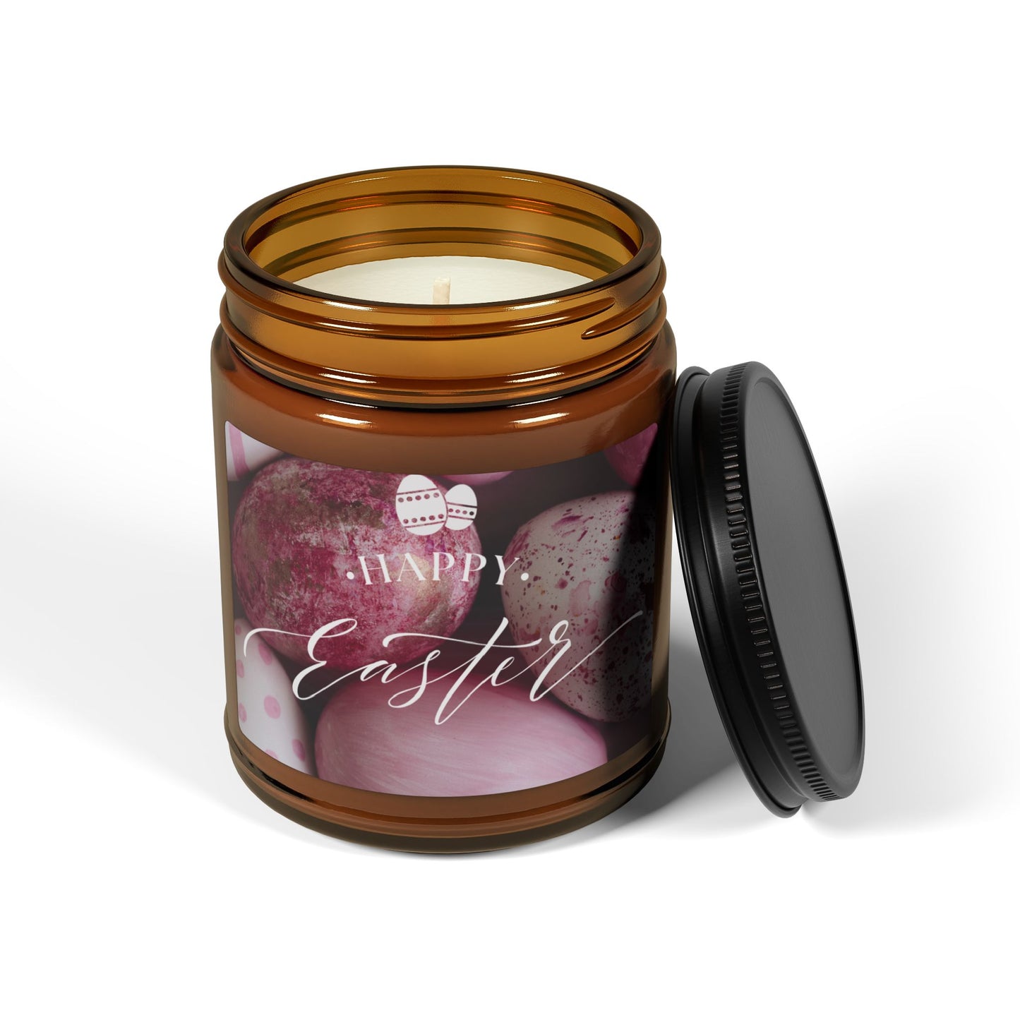 Easter Scented Soy Candle - Amber Jar