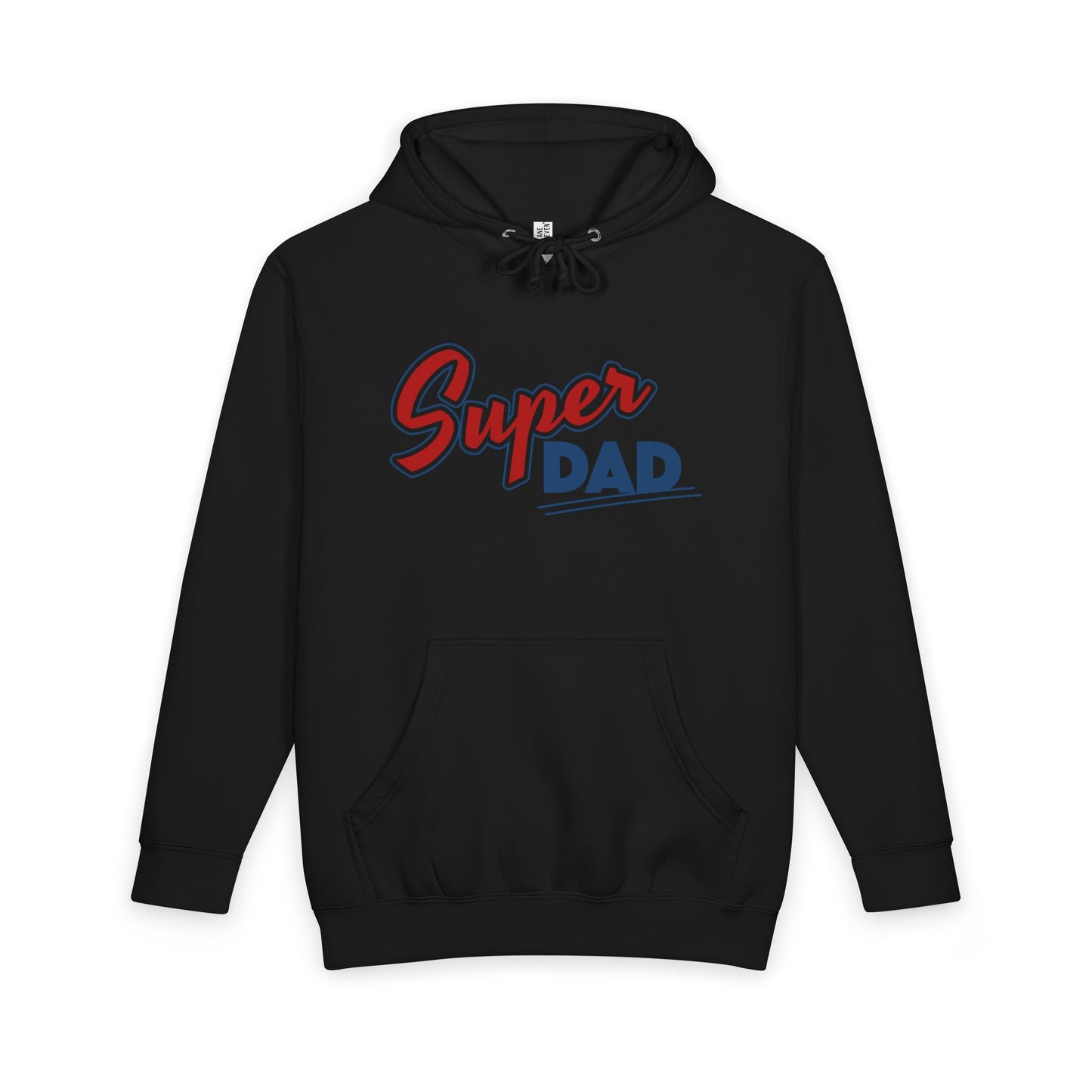 Super Dad Hoodie — Retro Script Fathers Day Pullover