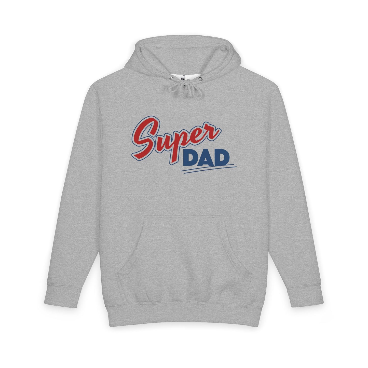 Super Dad Hoodie — Retro Script Fathers Day Pullover