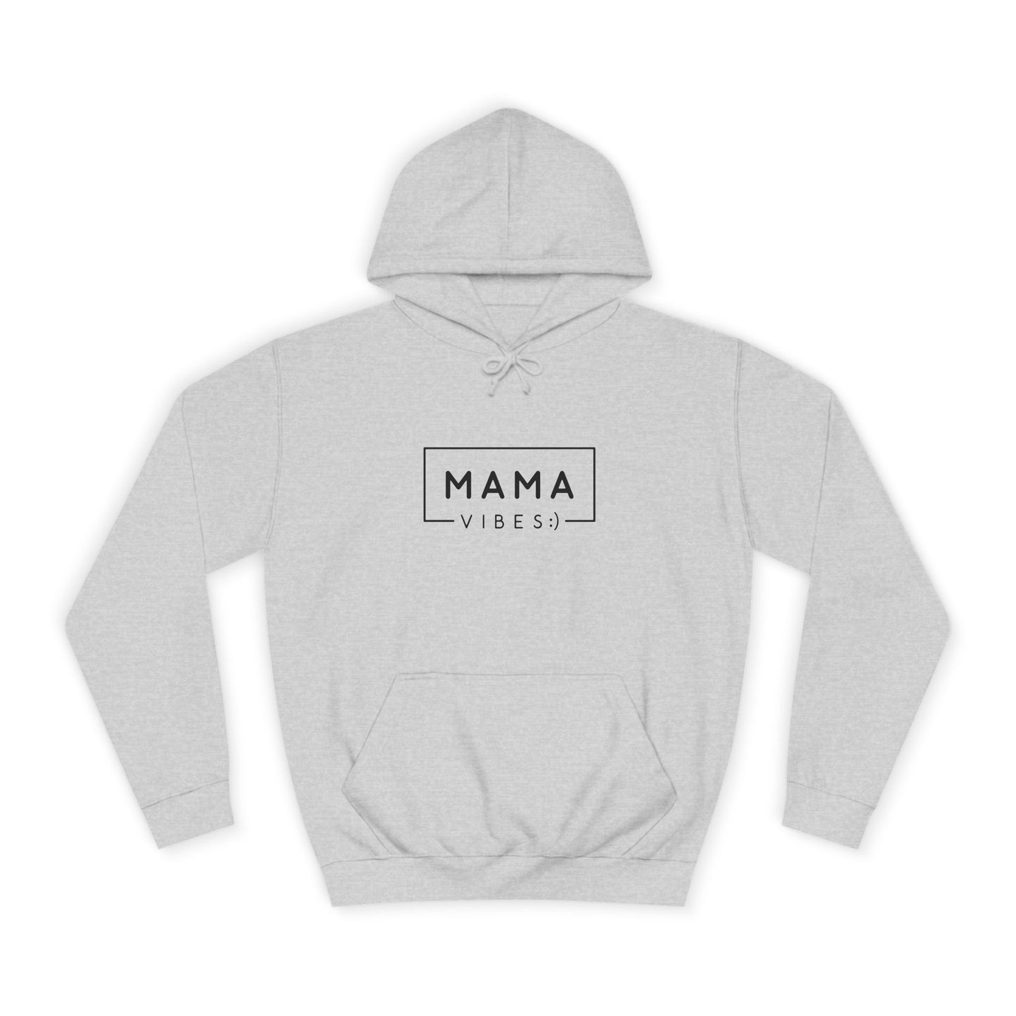 Mama Minimalist Hoodie — Simple 'MAMA' Script Pullover for New Moms & Mother's Day Gift