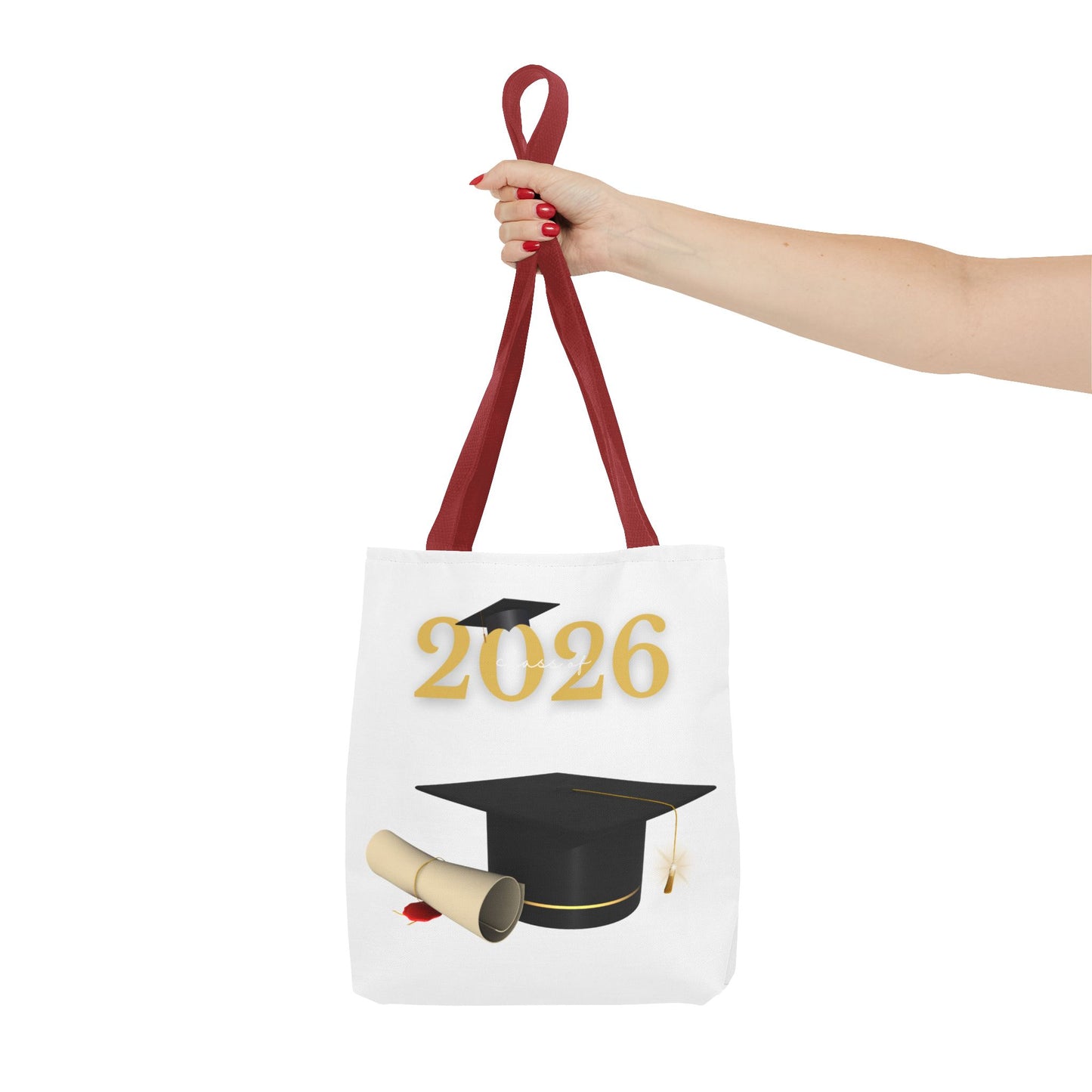 2026 Graduation Tote Bag – Class of 2026 Cap & Diploma Celebration Bag