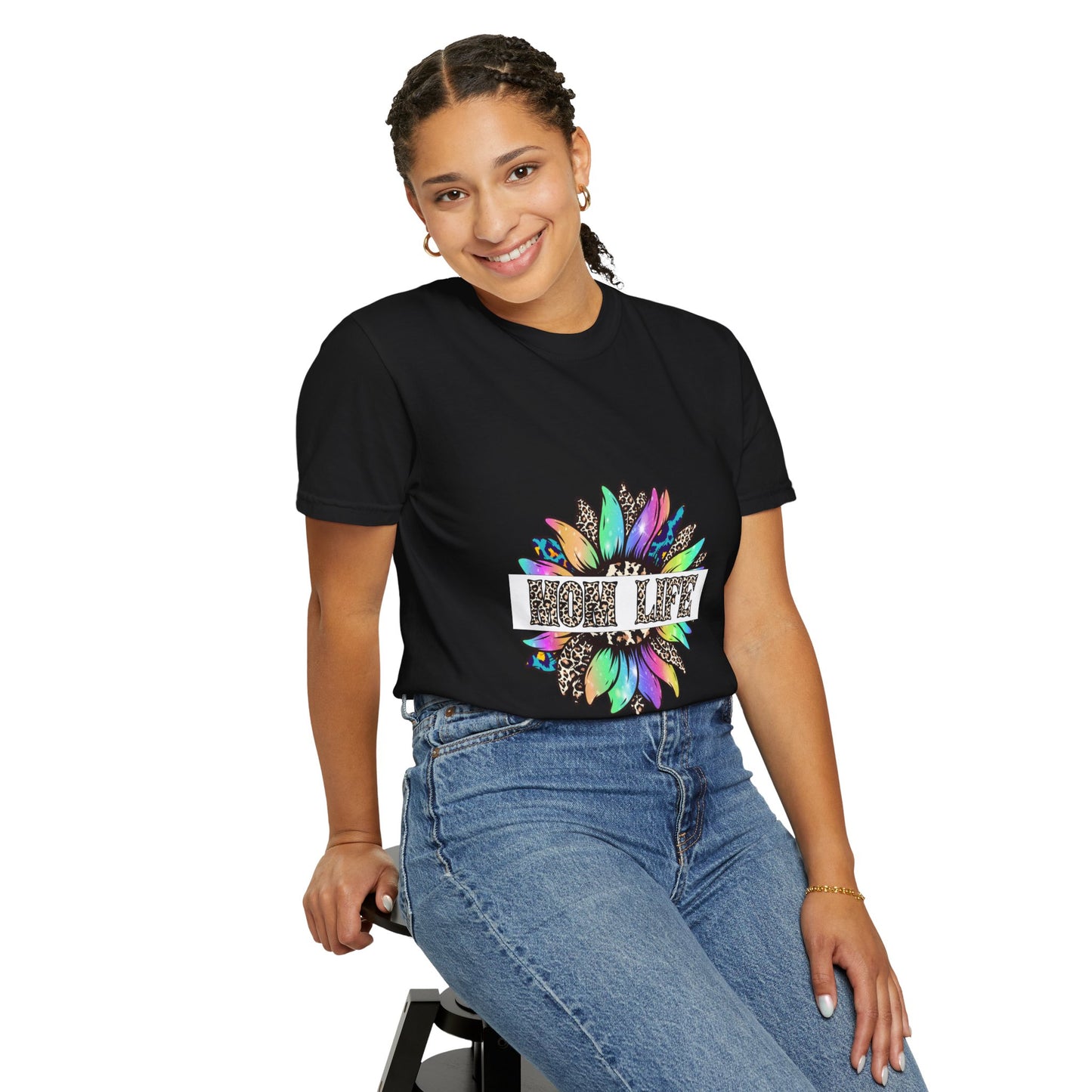 High Life Floral T-Shirt — Colorful Mandala Graphic Tee