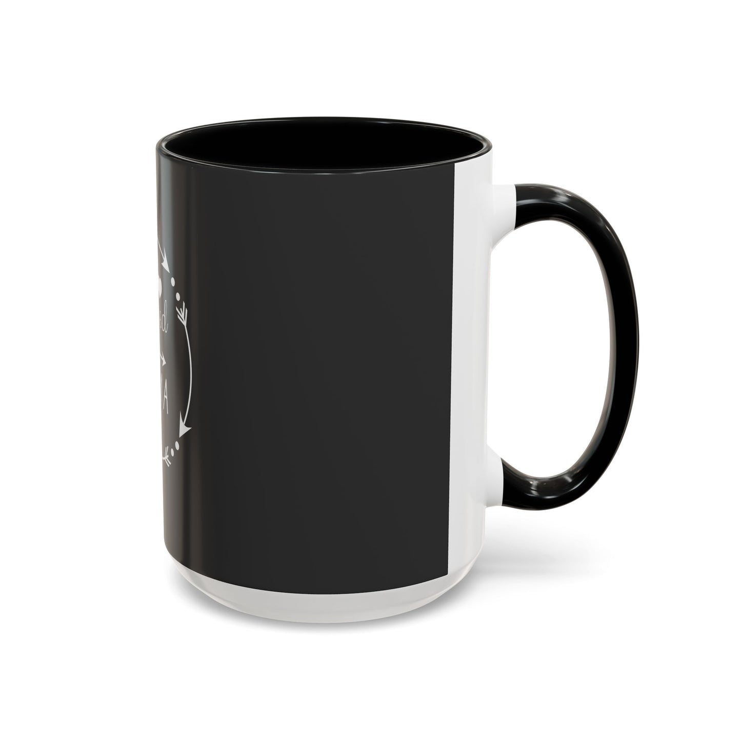 Blessed Mama Accent Coffee Mug – Black 11/15oz Gift for Moms