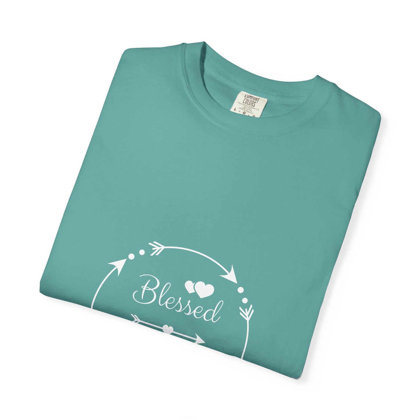 Blessed Mama T-Shirt – Floral Wreath Mother's Day Gift