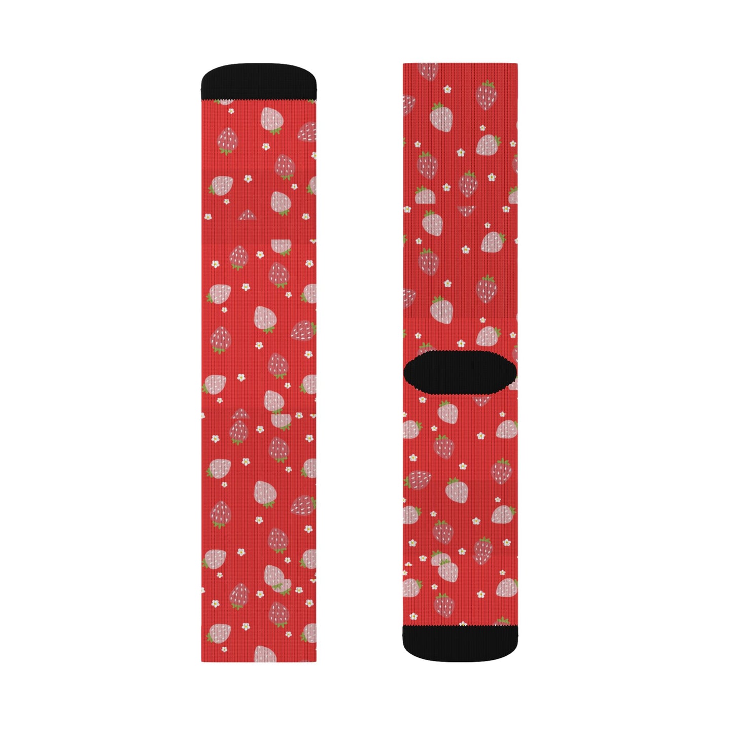 Red Strawberry Socks — Cute Strawberry Crew Socks