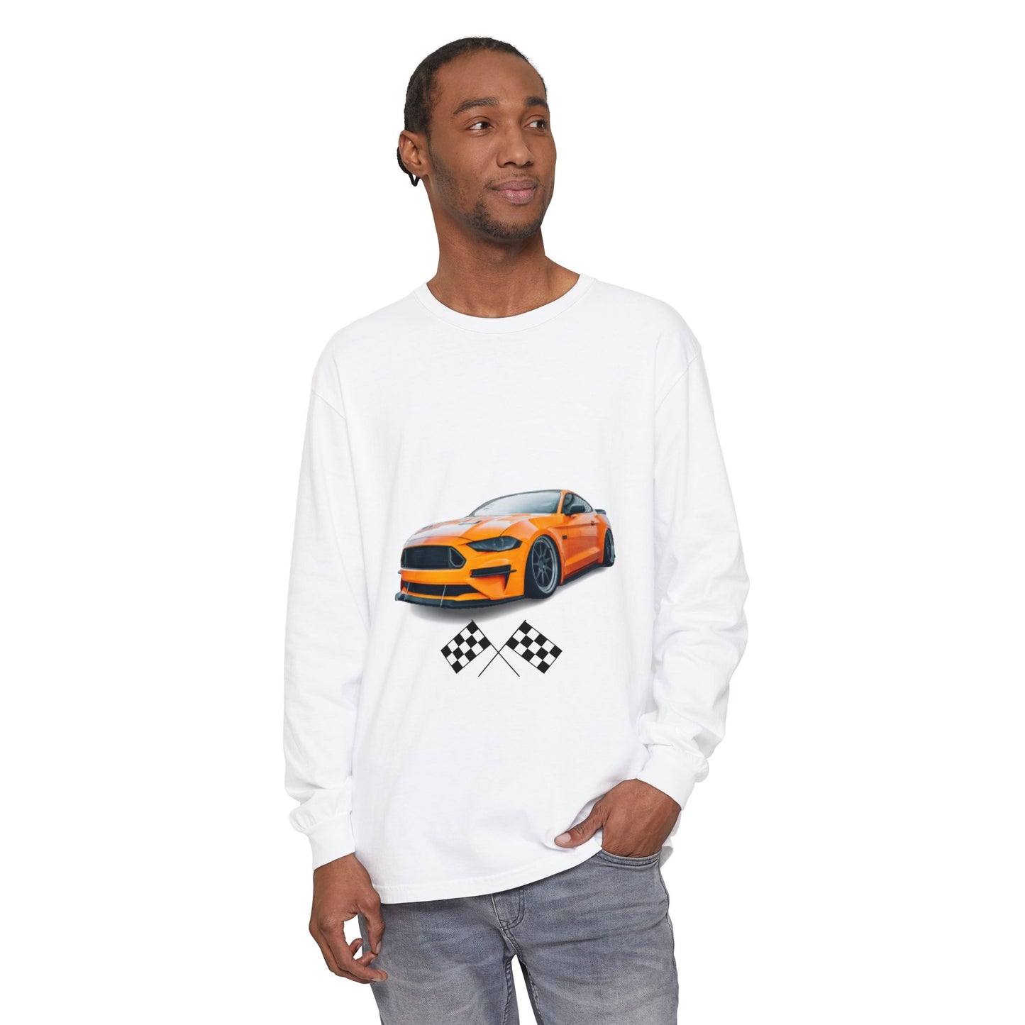 Muscle Car Racing Long Sleeve Tee
