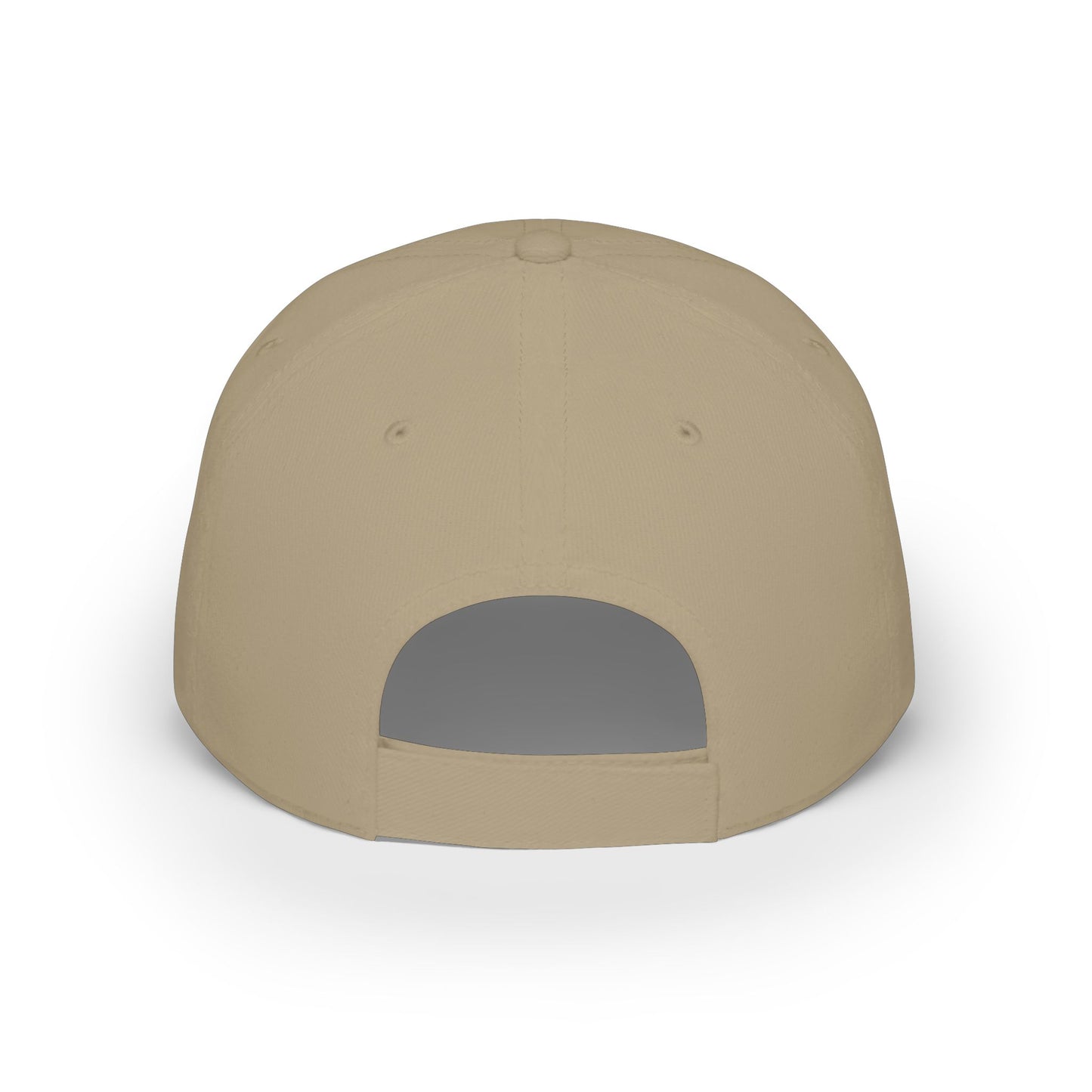 Queen Crown Baseball Cap — Red Low Profile Hat with Gold "QUEEN" Text