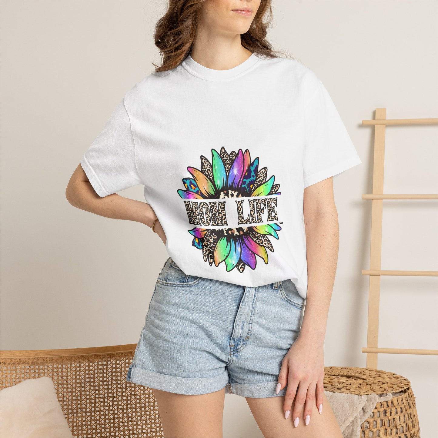 High Life Floral T-Shirt — Colorful Mandala Graphic Tee