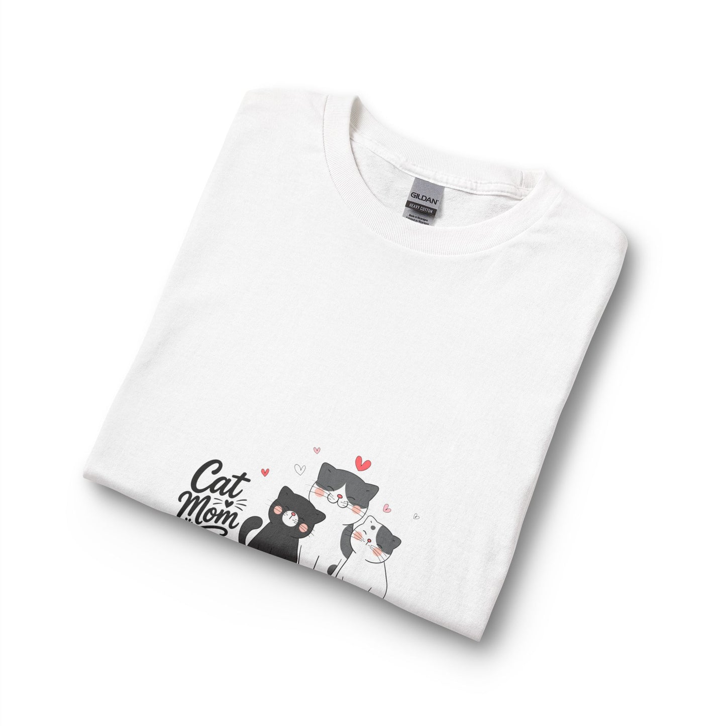Cat Mom Long Sleeve Tee — Cute Cat Family Graphic Shirt