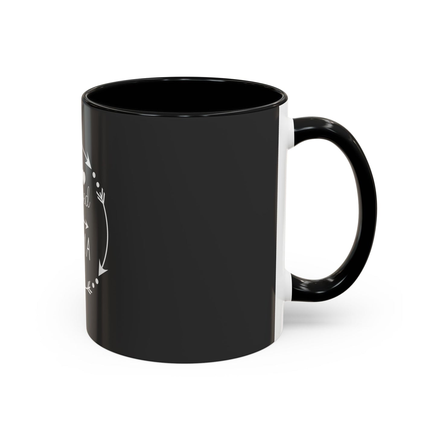 Blessed Mama Accent Coffee Mug – Black 11/15oz Gift for Moms