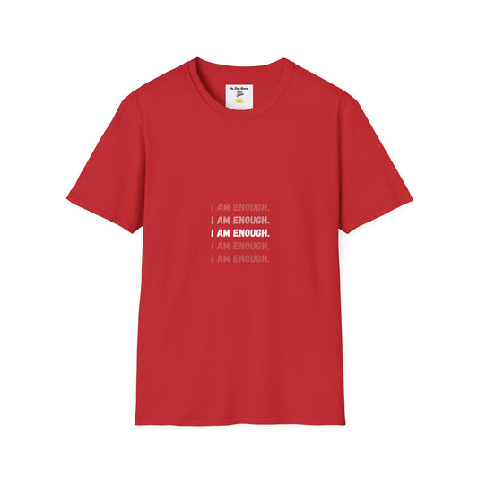 I Am Enough T-Shirt — Minimalist Positive Affirmation Tee