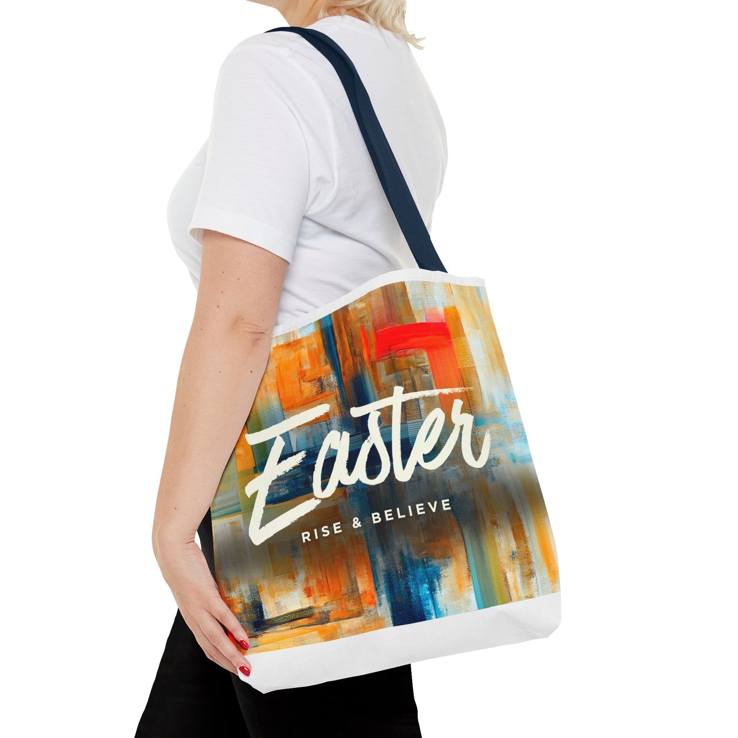 Easter Abstract Art Tote