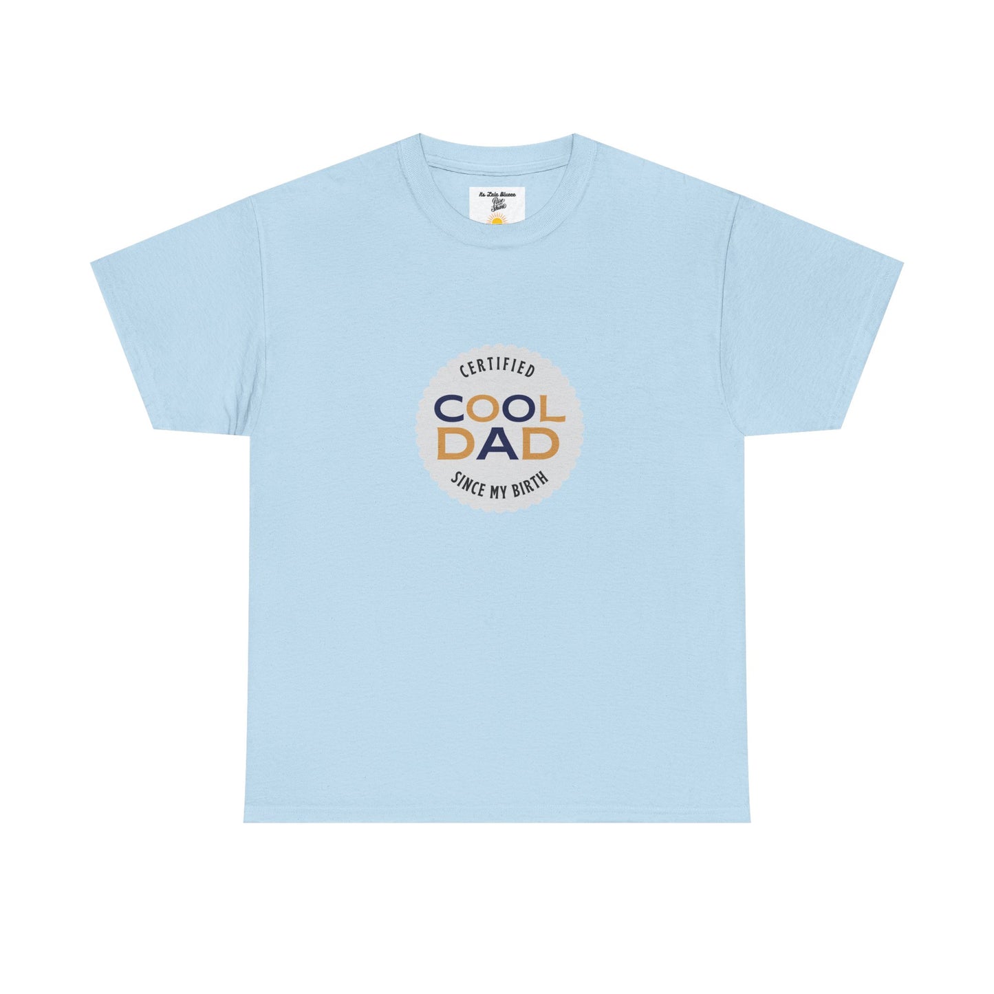 Cool Dad T-Shirt — "Certified Cool Dad" Badge Tee for Father's Day