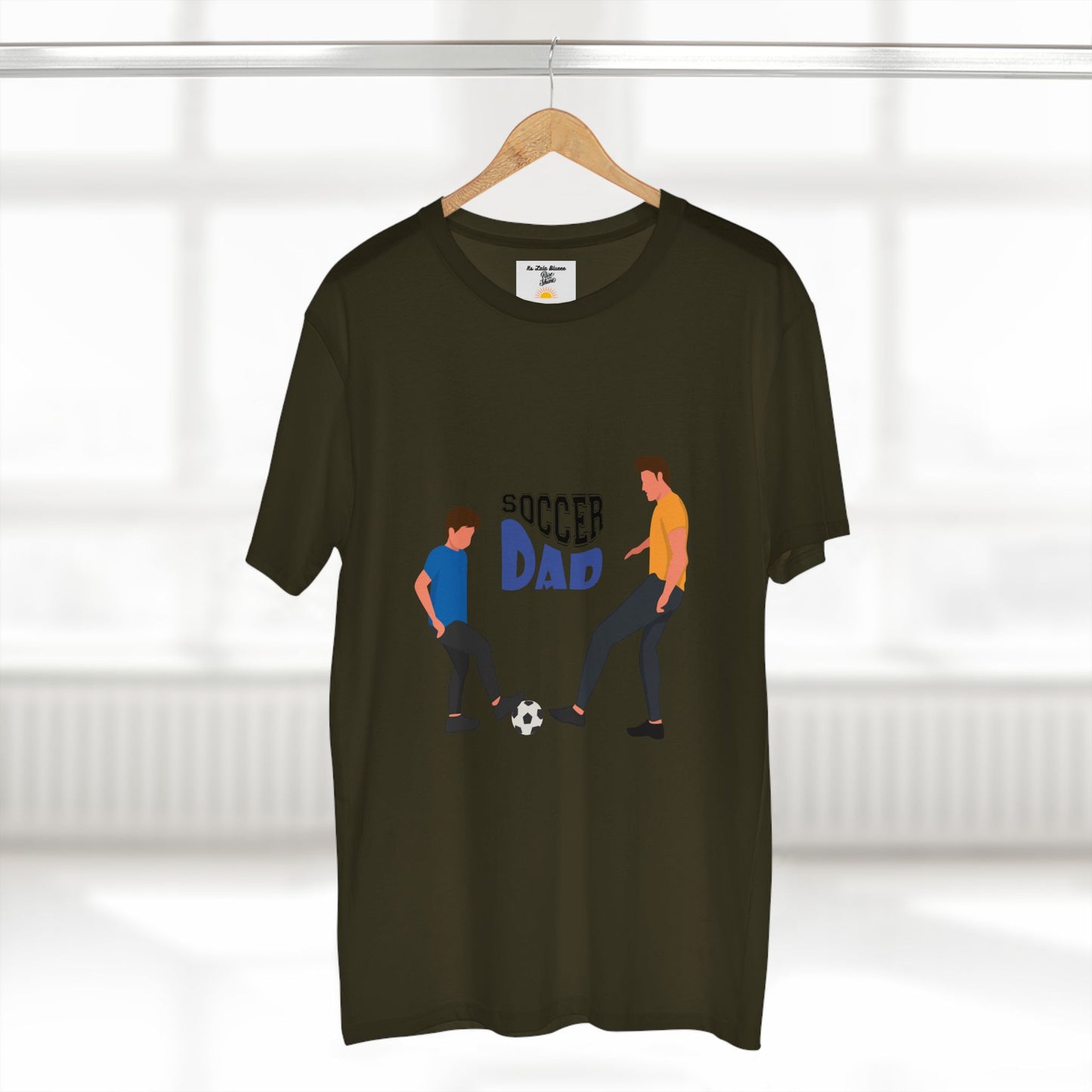 Soccer Dad T‑Shirt — Father & Child Playing Soccer Graphic Tee