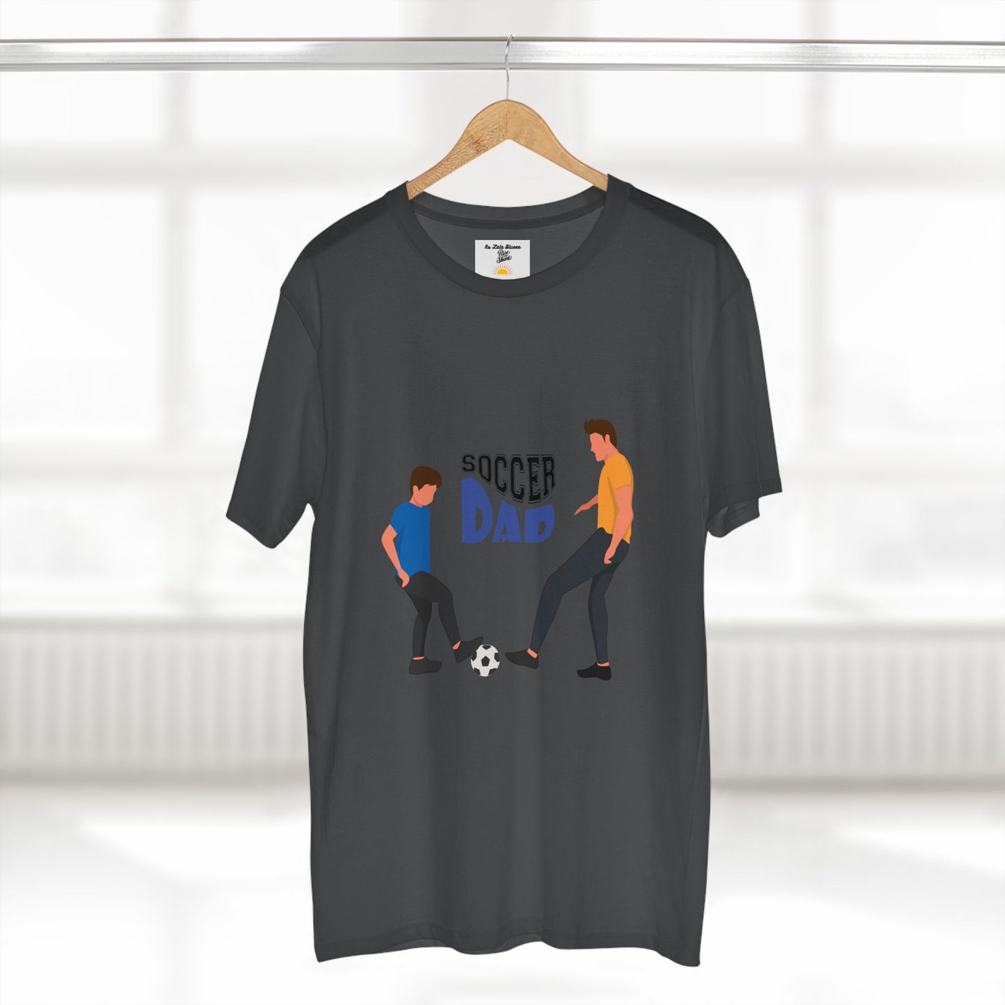 Soccer Dad T‑Shirt — Father & Child Playing Soccer Graphic Tee