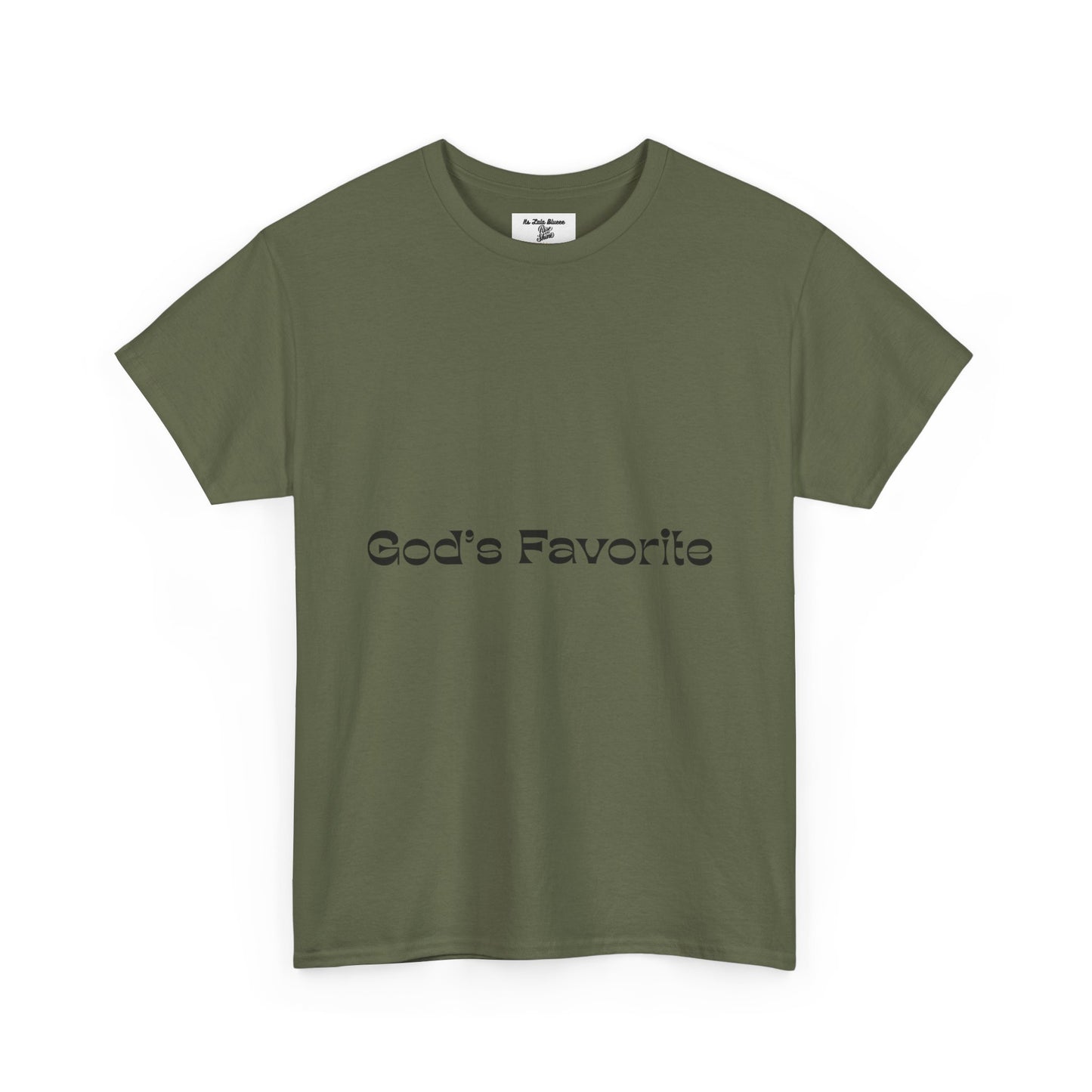 God’s Favorite T-Shirt — Minimal Faith Graphic Tee