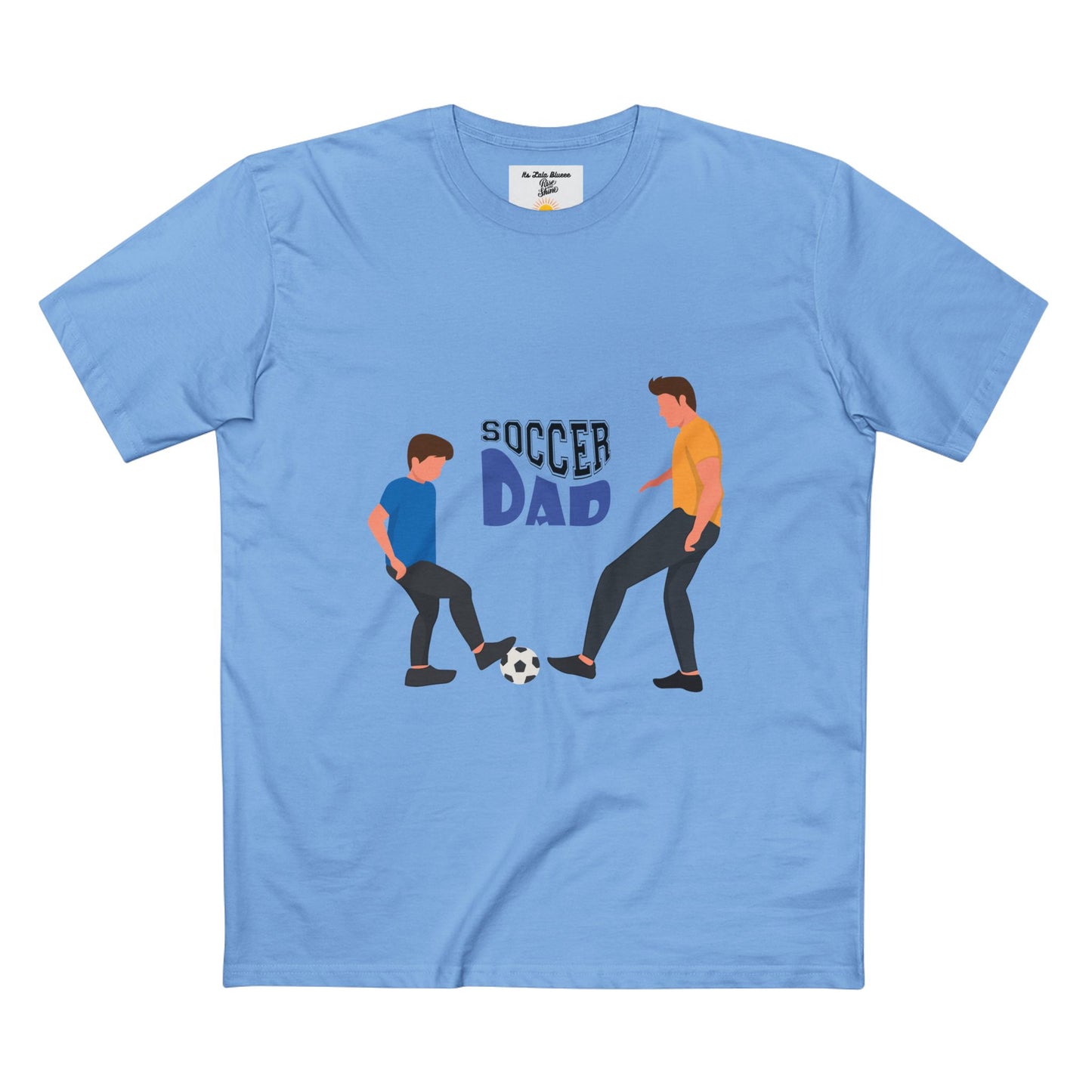 Soccer Dad T‑Shirt — Father & Child Playing Soccer Graphic Tee