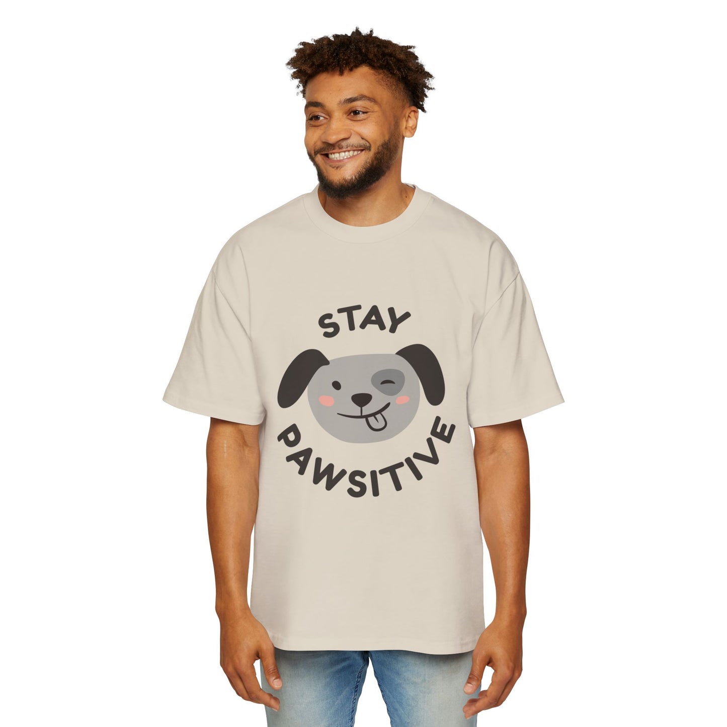 Stay Pawsitive Dog T-Shirt