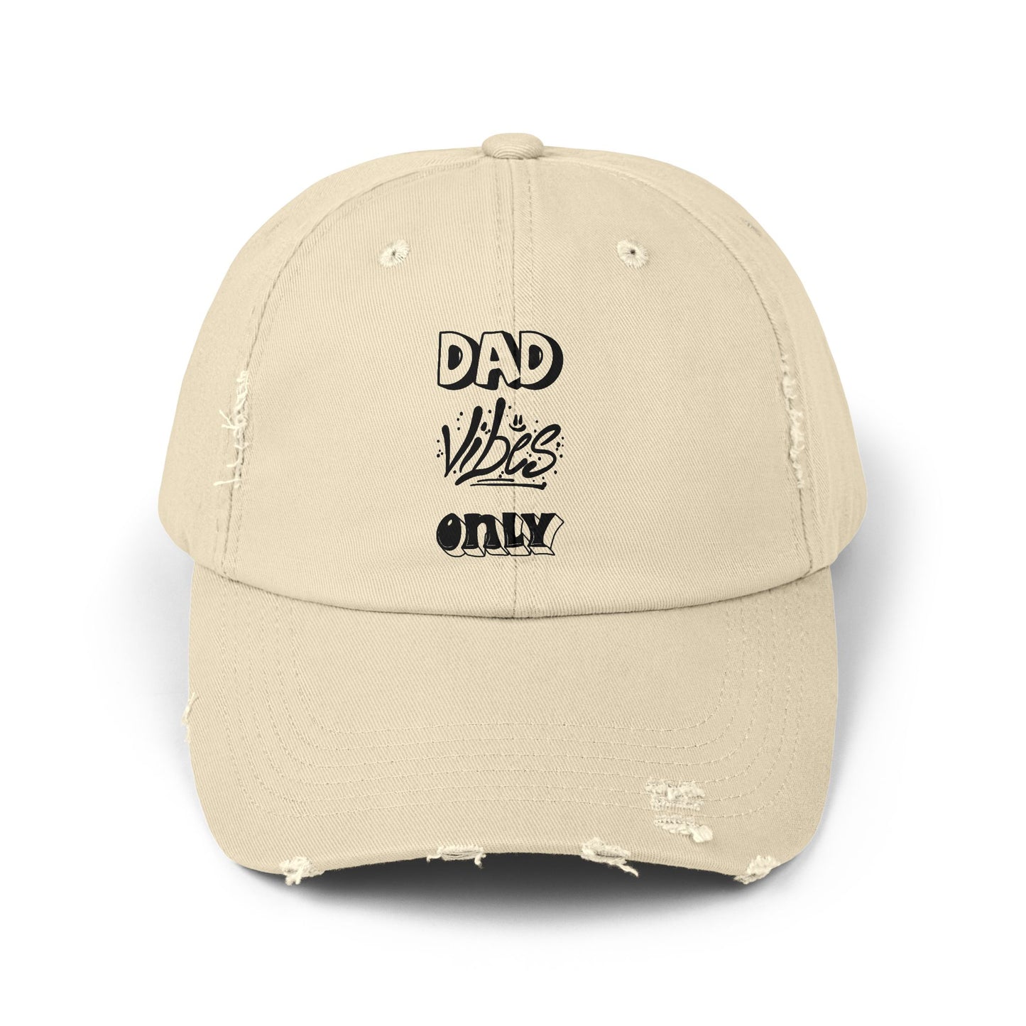 Dad Vibes Only Distressed Cap