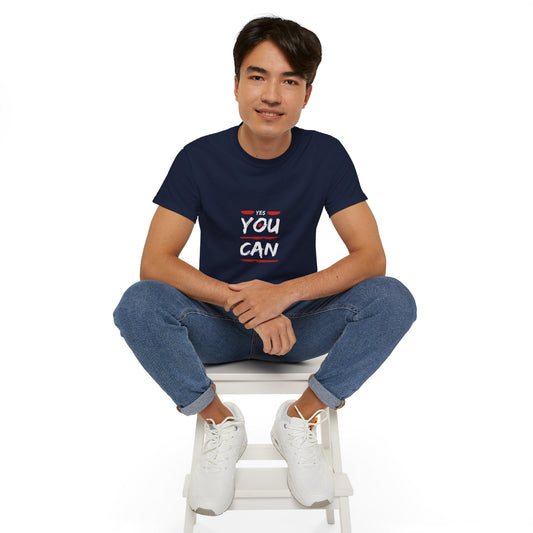 You Can Inspirational Tee — Motivational "Yes You Can" Graphic T-Shirt