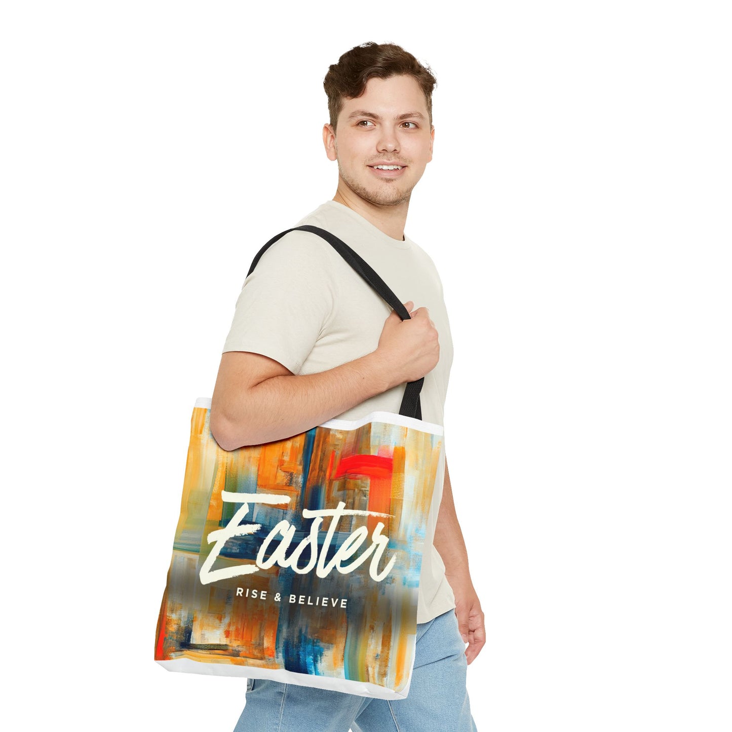 Easter Abstract Art Tote