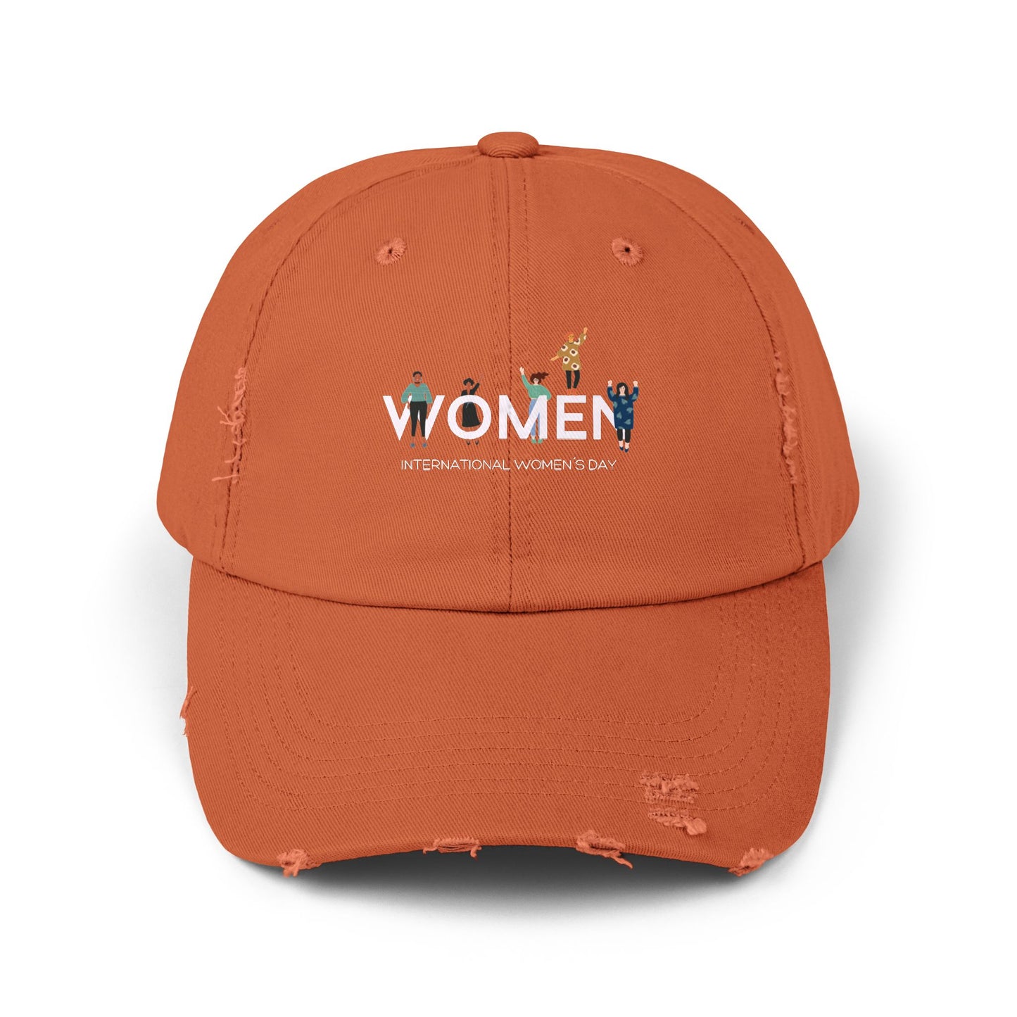 Women's Day Distressed Cap – 'WOMEN' International Women's Day Hat