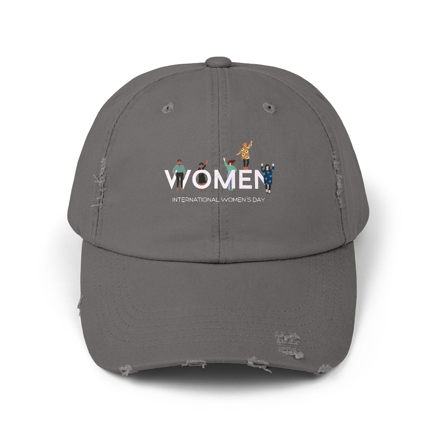 Women's Day Distressed Cap – 'WOMEN' International Women's Day Hat