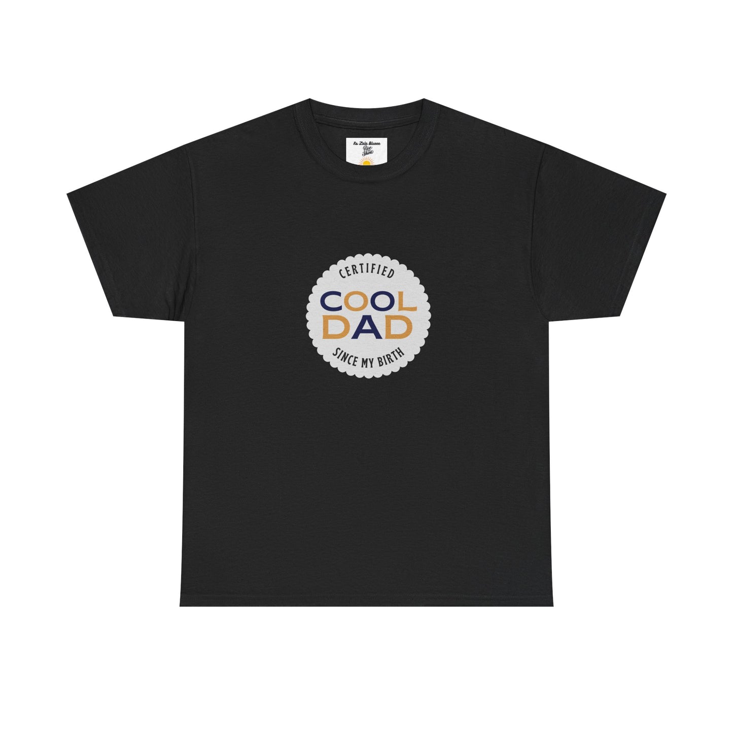 Cool Dad T-Shirt — "Certified Cool Dad" Badge Tee for Father's Day