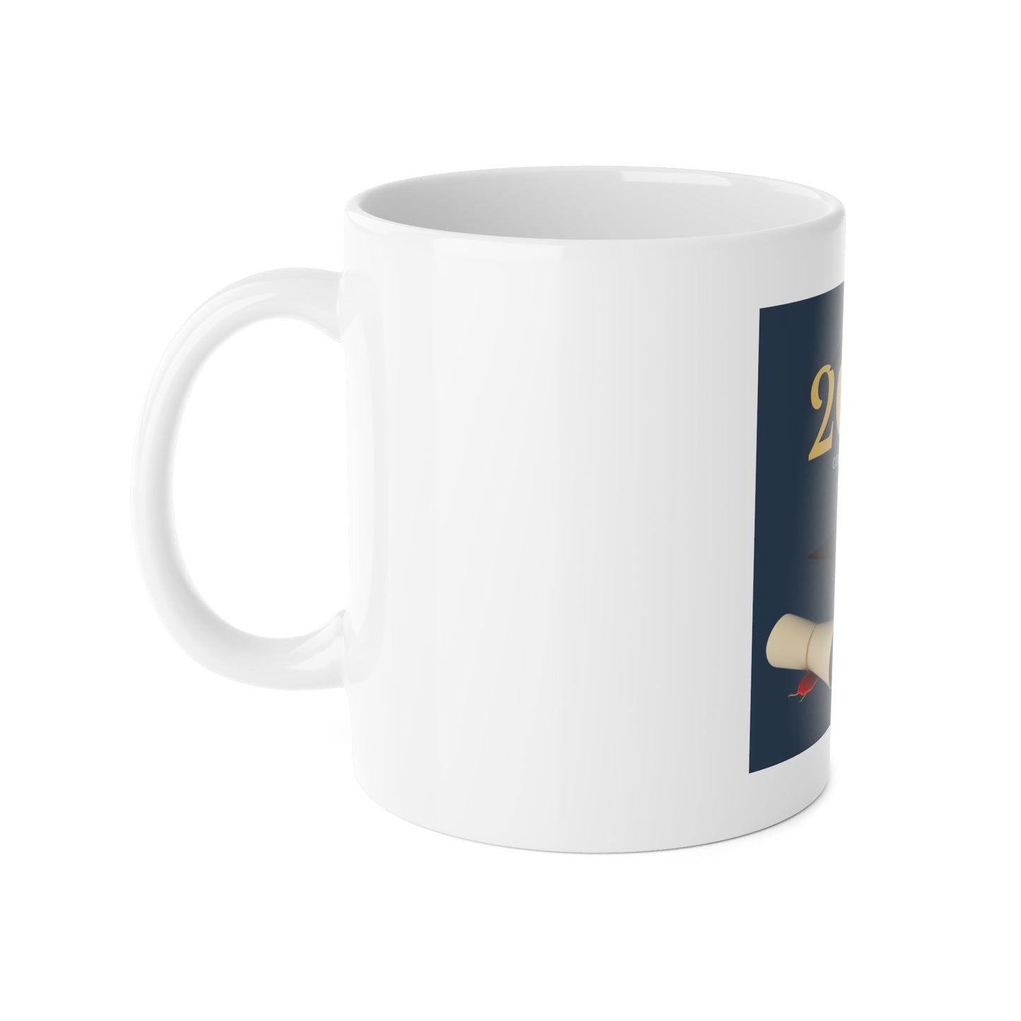 2026 Graduation Mug – Class of 2026 Cap & Diploma Ceramic Coffee Cup