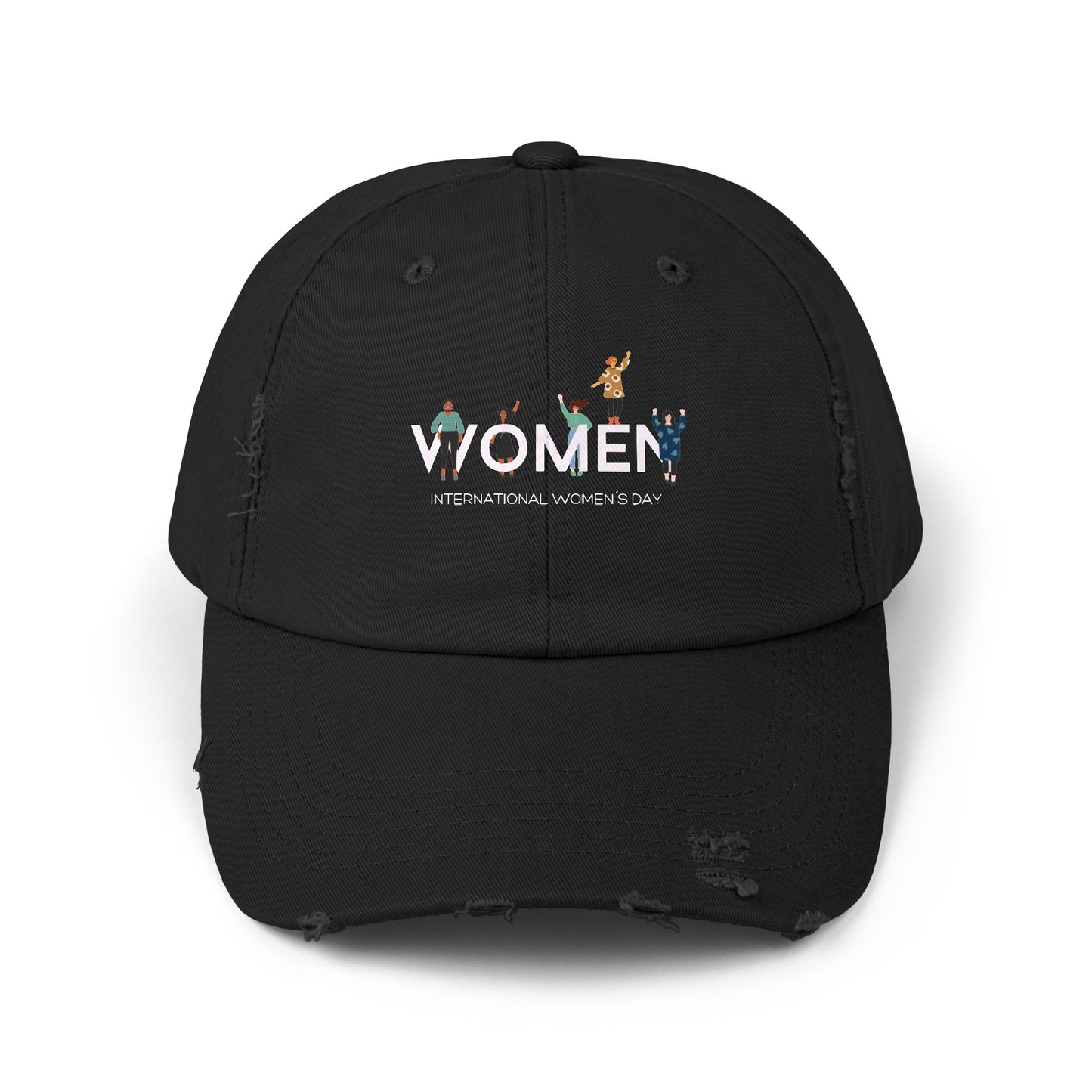Women's Day Distressed Cap – 'WOMEN' International Women's Day Hat