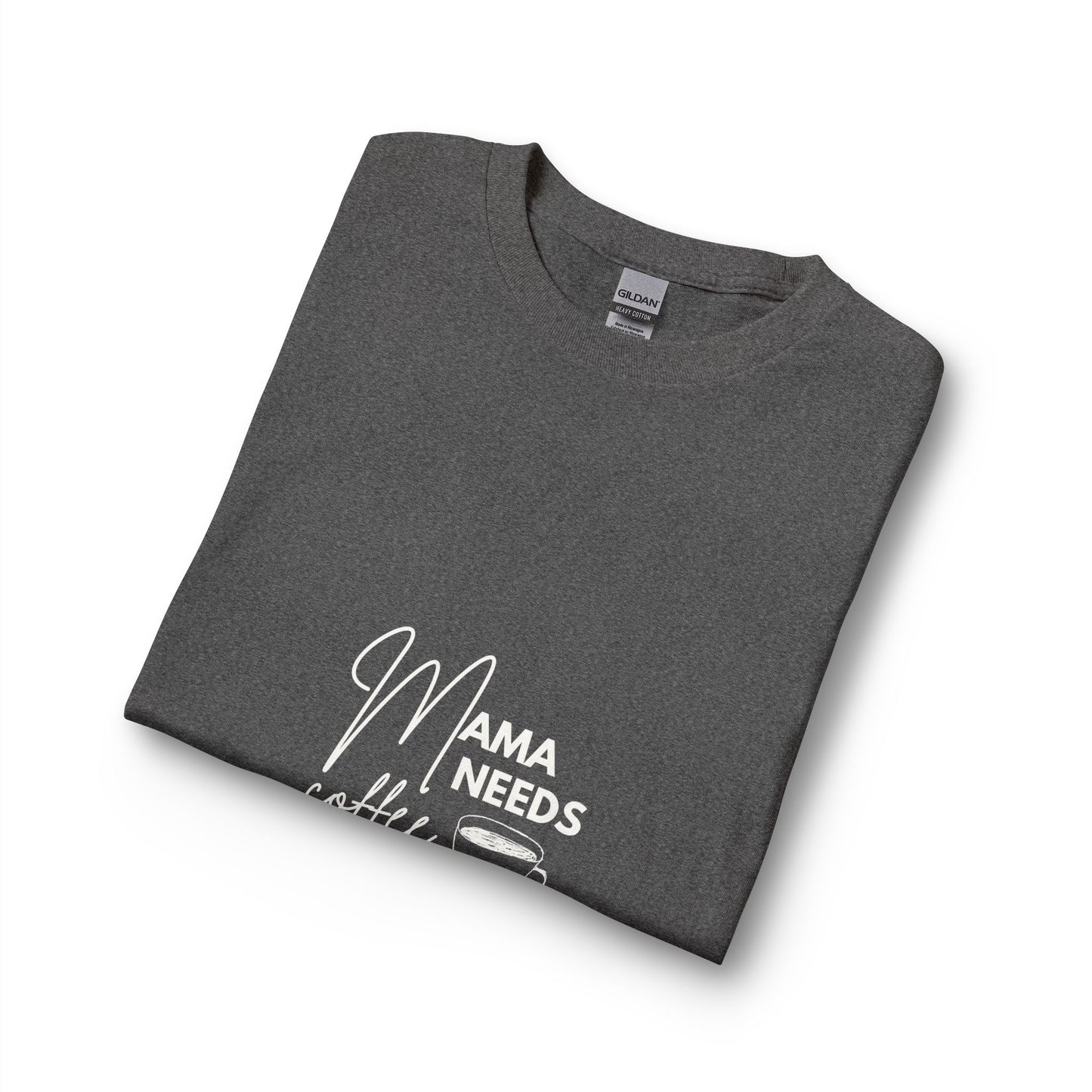 Mama Needs Coffee Long Sleeve Tee — Mom Coffee Shirt