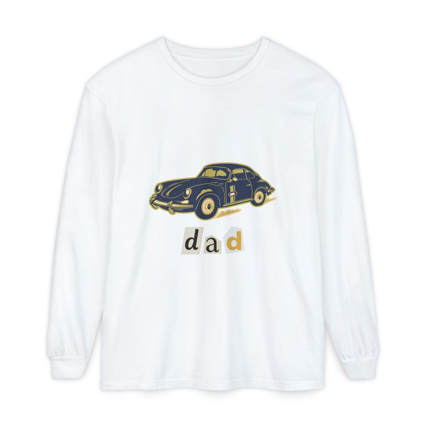Vintage Car "dad" Long Sleeve T-Shirt