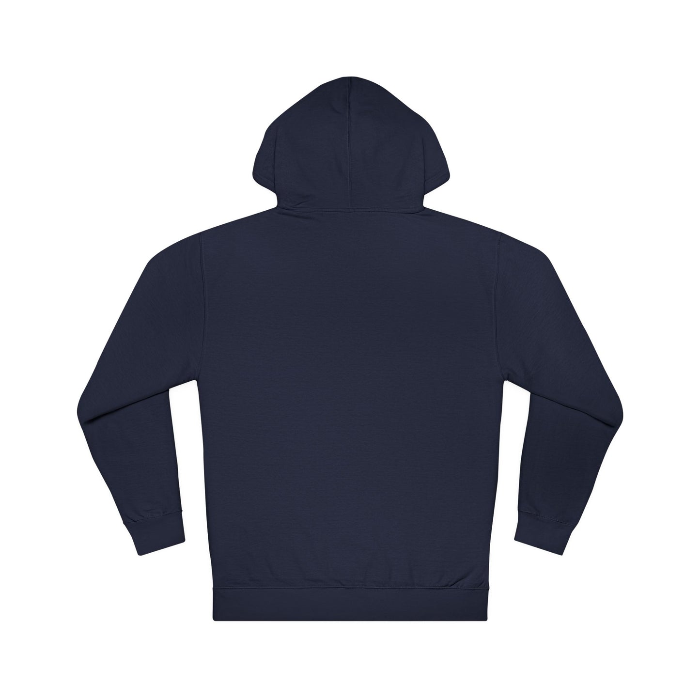 Inside Out Hoodie — Minimalist White Pullover with Subtle Typography