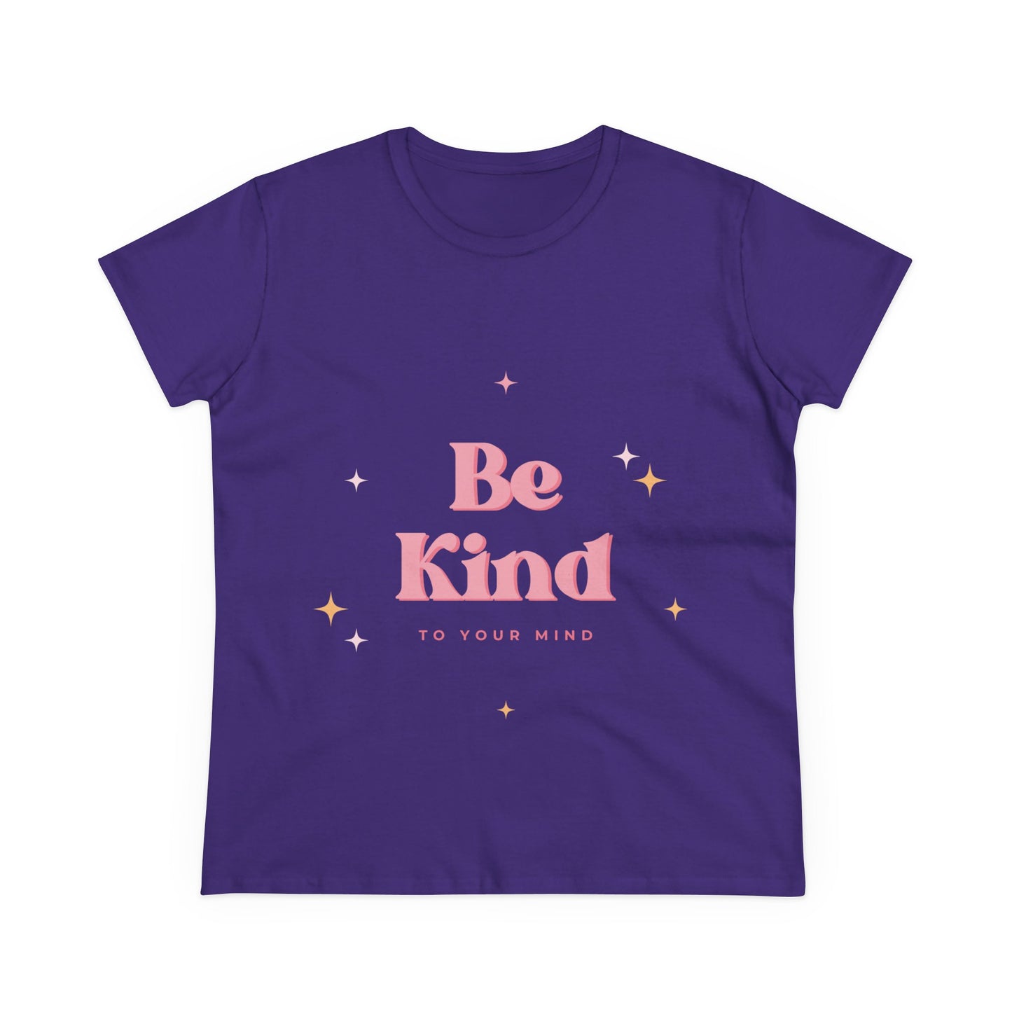 Be Kind Tee — Women's Positive Message Graphic T-Shirt