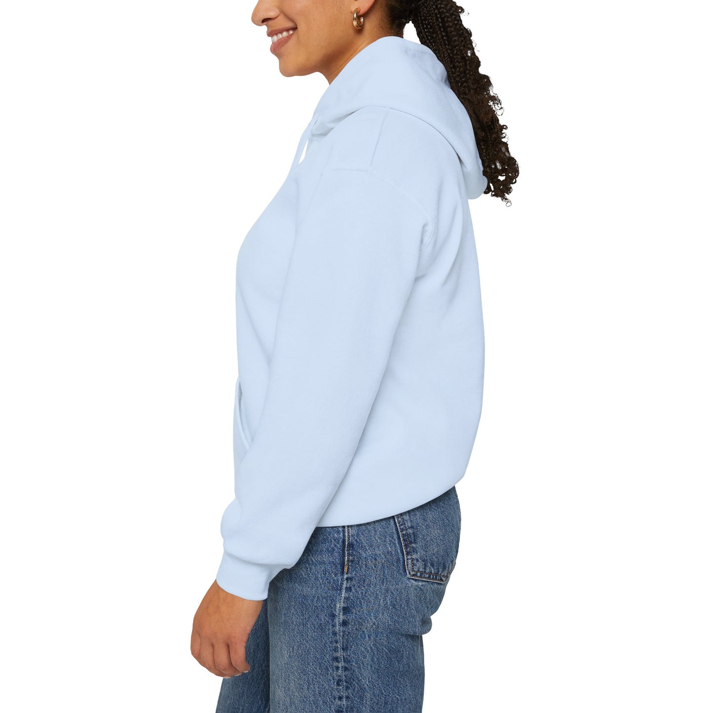 God on My Side Hoodie — Colorful Playful Faith Pullover
