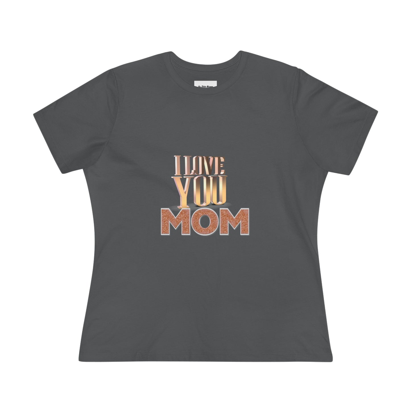 I Love You Mom Cotton Tee - Perfect Gift for Mother's Day